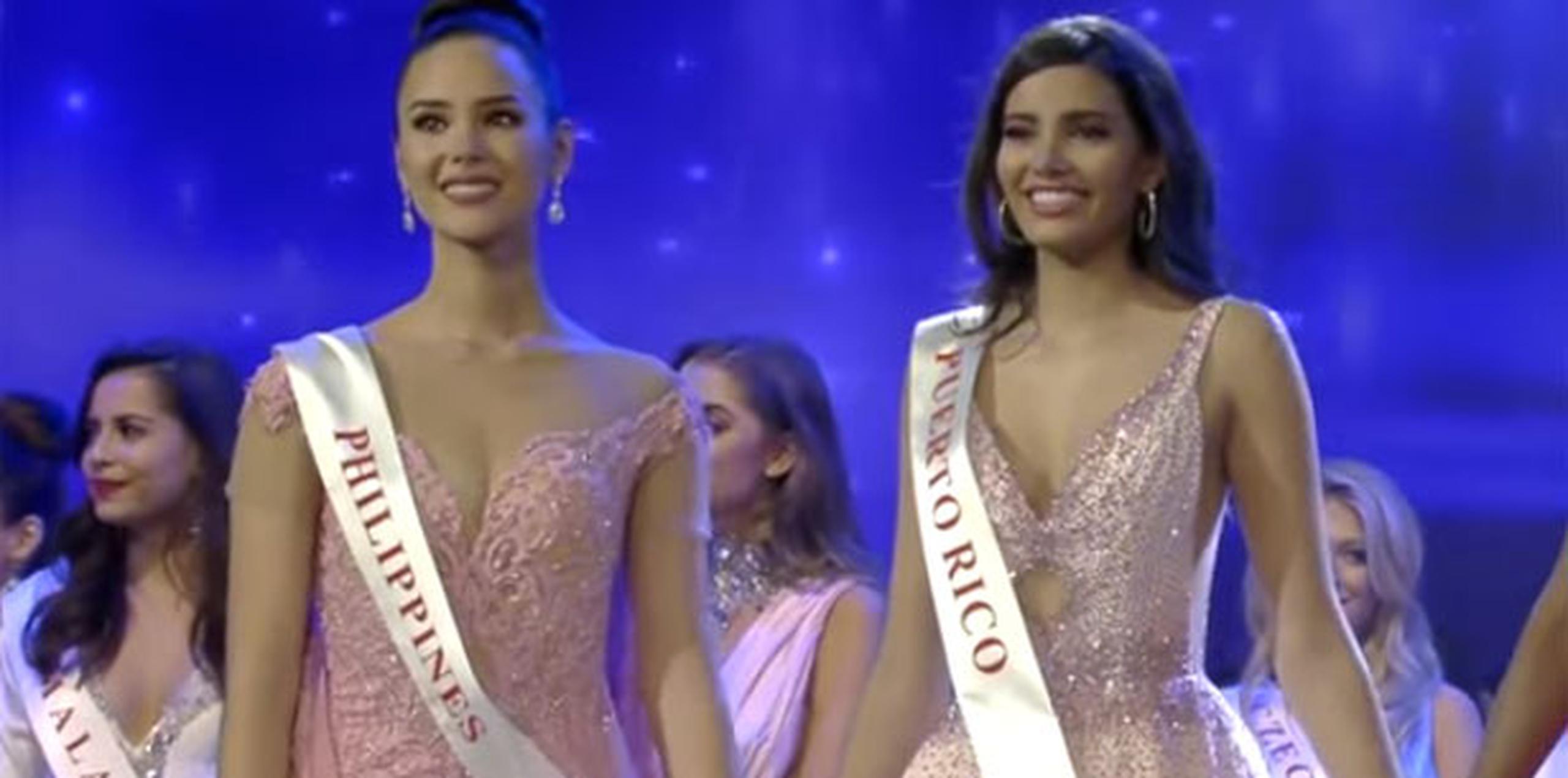 Catriona Gray  quedó quinta finalista de Miss Mundo 2016. (Captura)