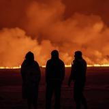 FOTOS: Deslumbrante erupción volcánica en Islandia