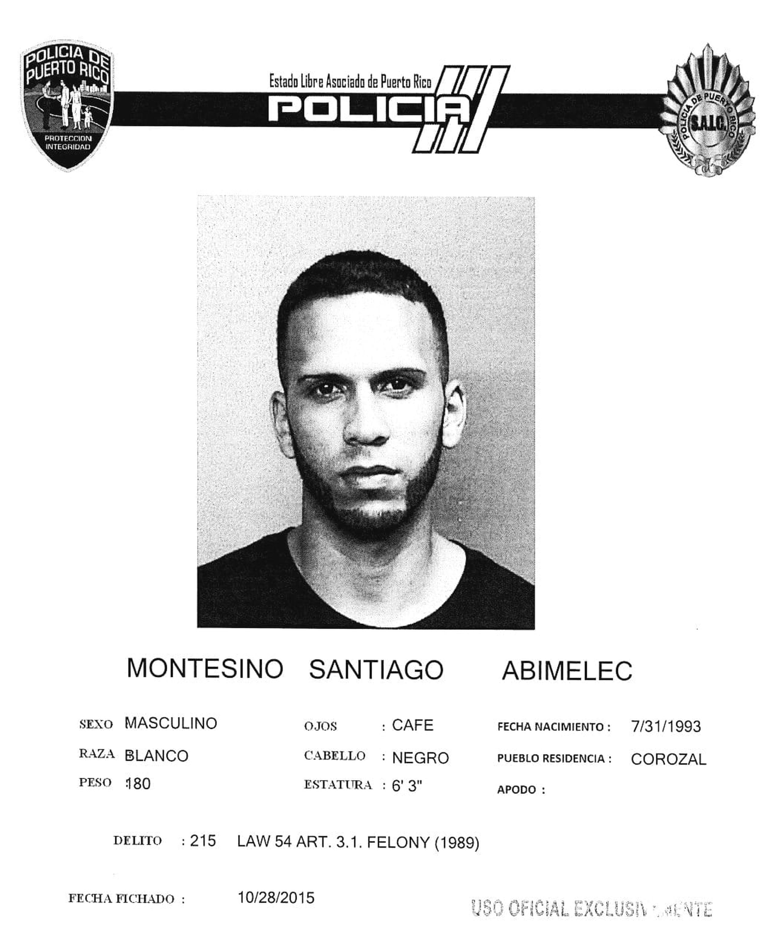 Ficha de Abimelec Montesino Santiago