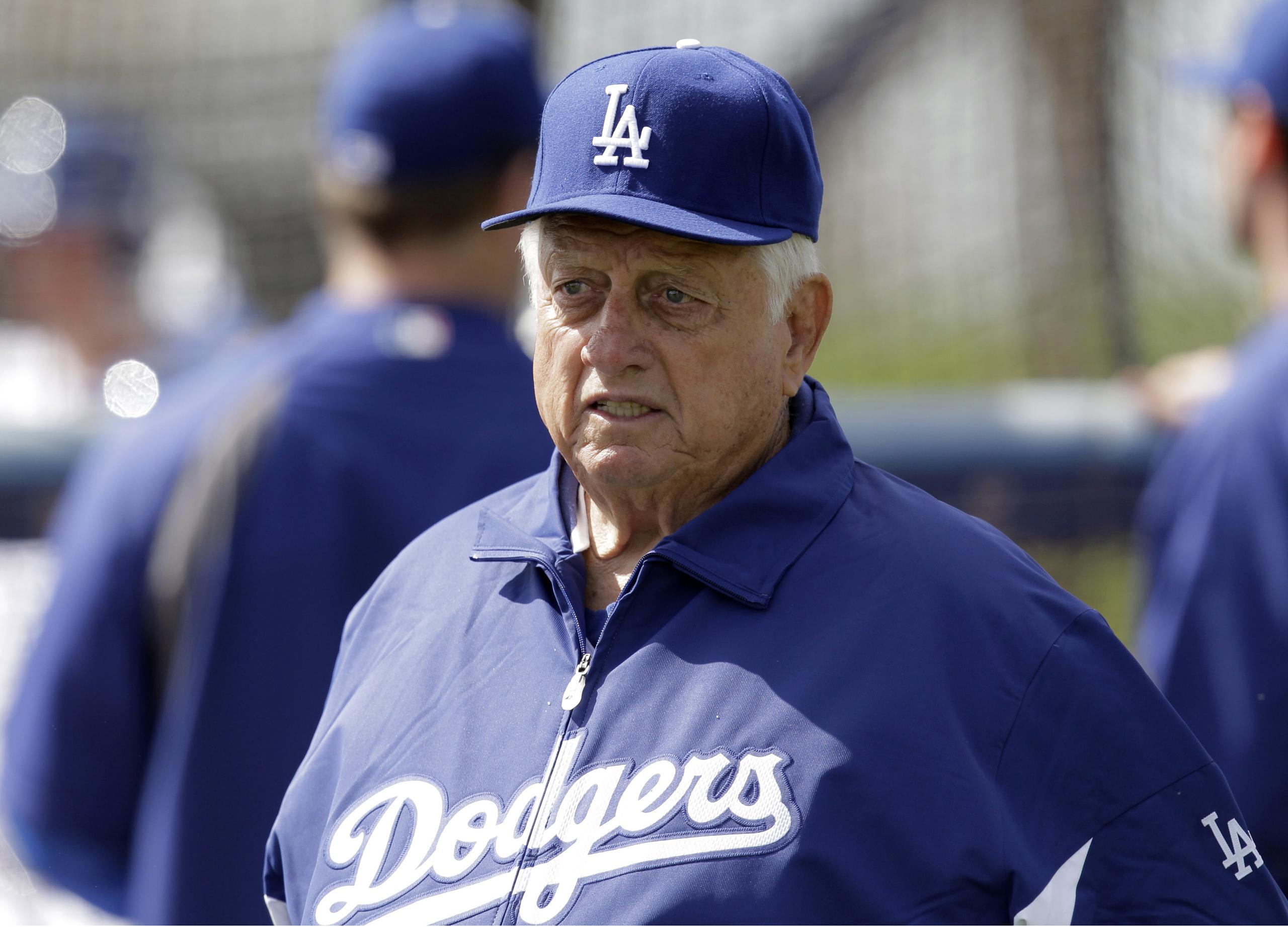 Tom Lasorda estuvo ligado a la organización de los Dodgers de Los Ángeles por siete décadas.