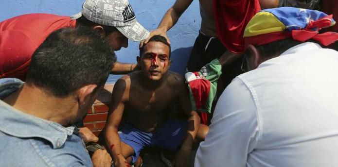 Los mayores enfrentamientos se registraron en la localidad venezolana de Ureña. (AP)