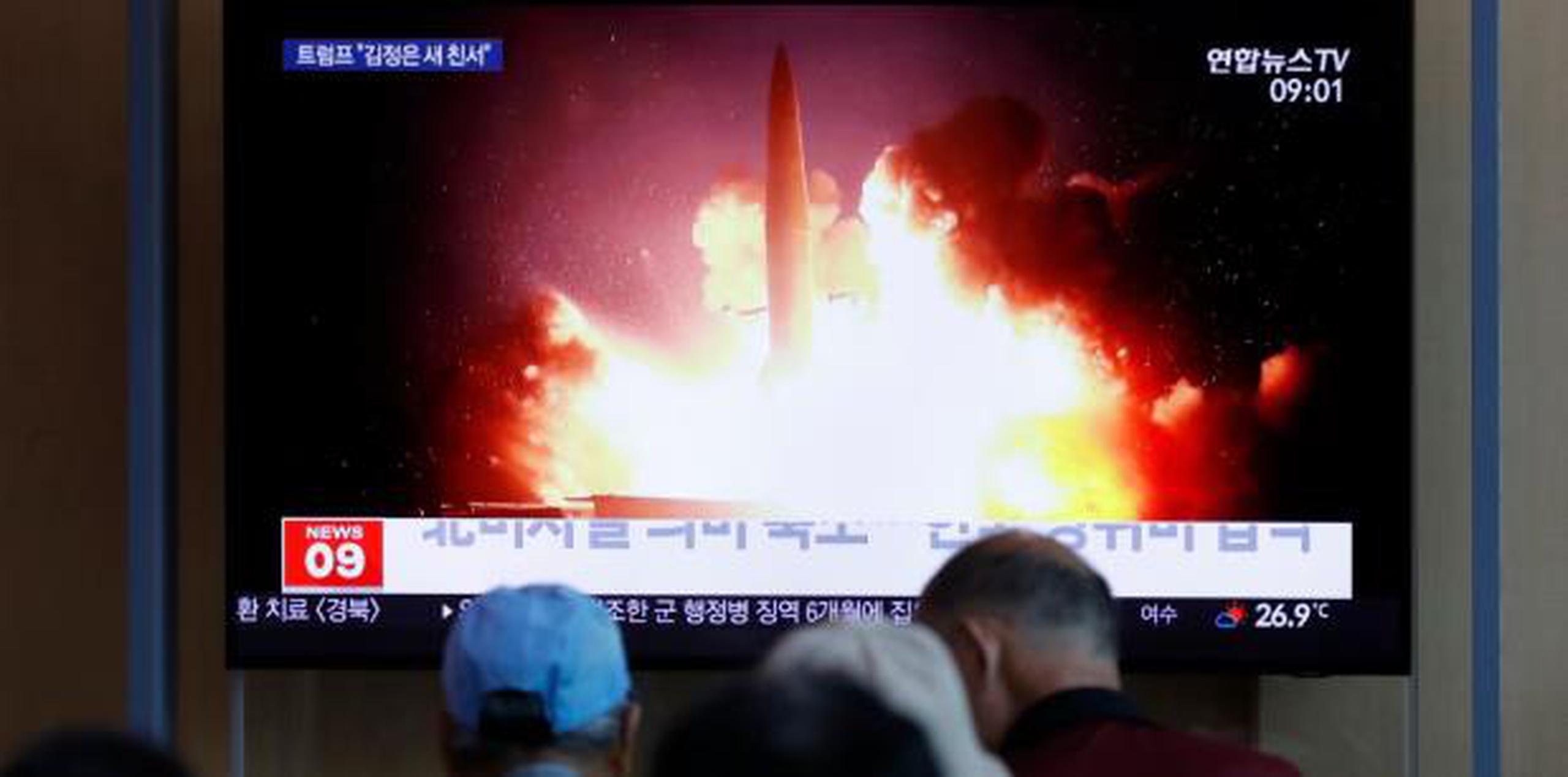 El régimen que lidera Kim Jong-un había realizado su último lanzamiento el pasado miércoles. (AP)