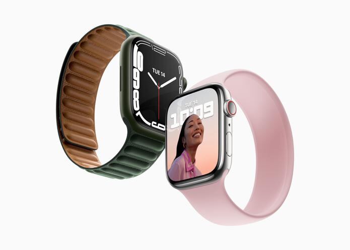 El Apple Watch Series 7 se carga un 30 % más rápido que el Series 6, afirmó Apple.