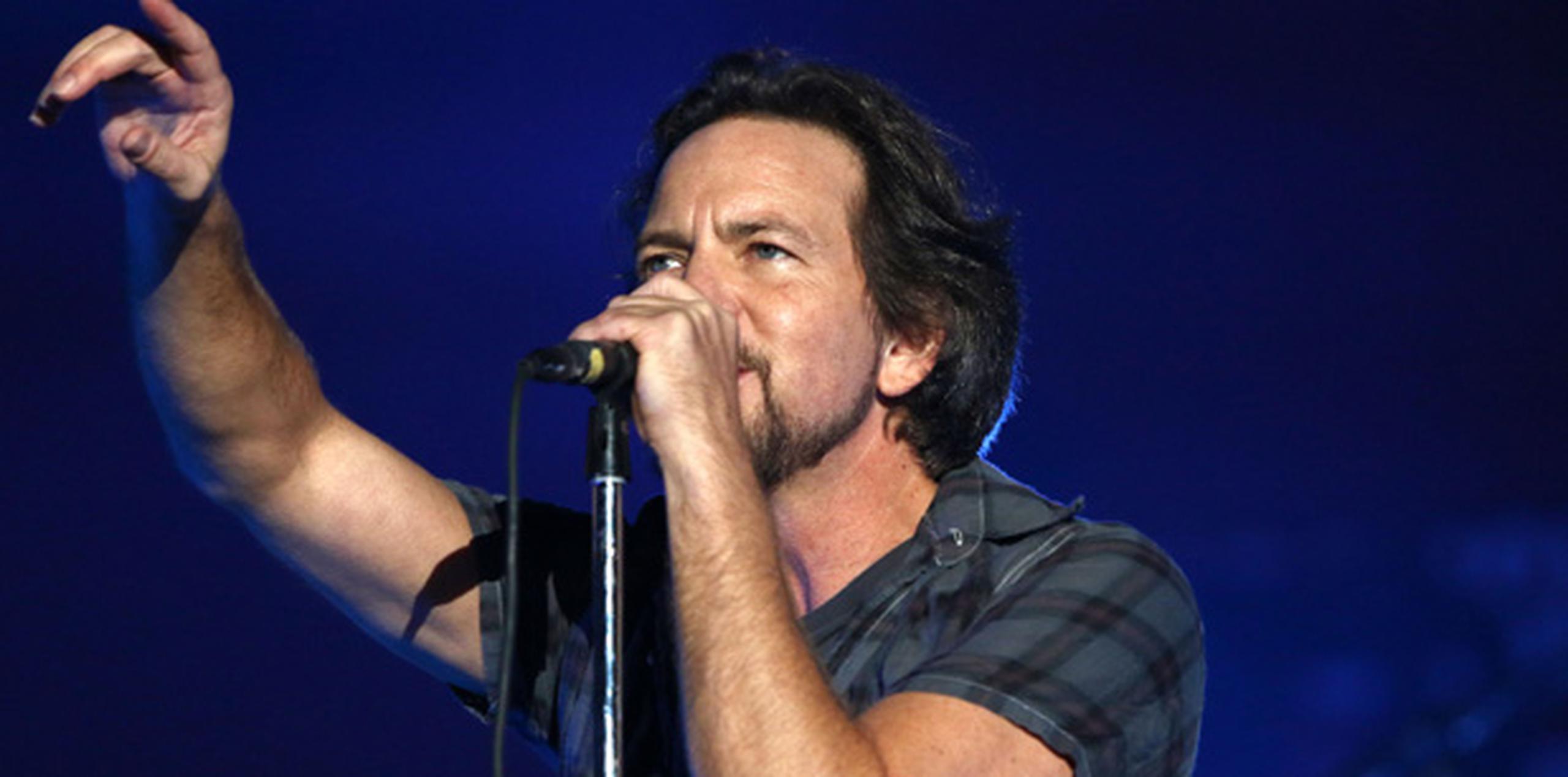 Eddie Vedder, vocalista de Pearl Jam. (AP)