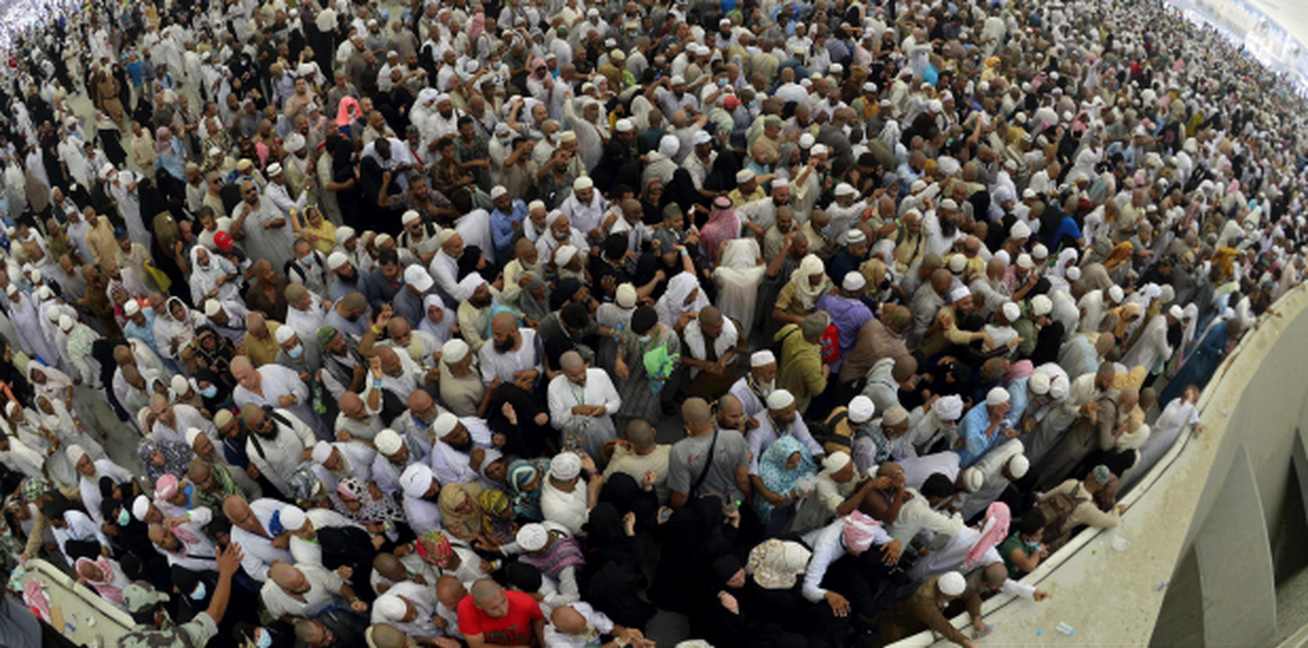 Este año, 64,000 iraníes viajaron a la ciudad santa saudí para participar en la masiva peregrinación. (EFE/Str)