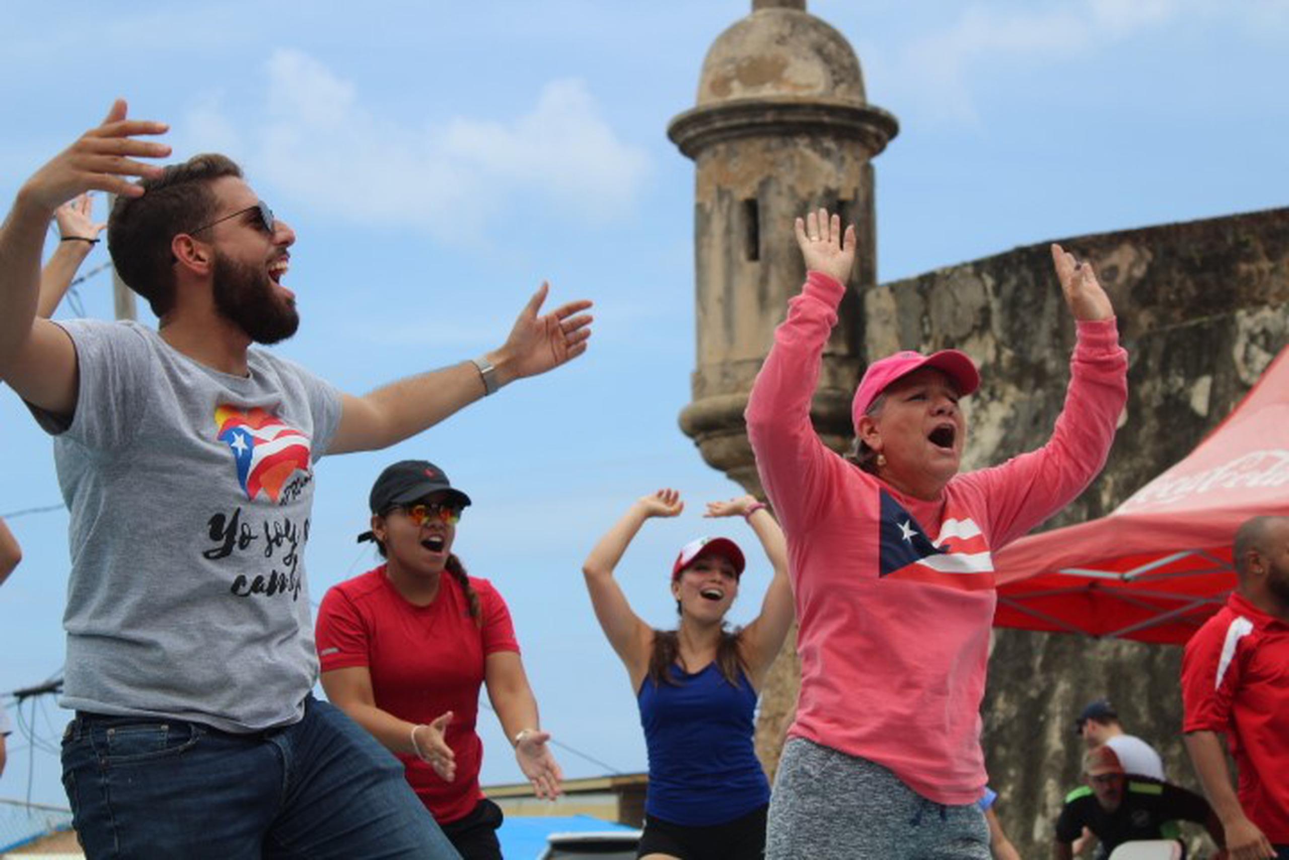 La actividad conto con zumba, masajes, feria de salud, refrigerios y un torneo de baloncesto 3 pa’3. (Suministrada)