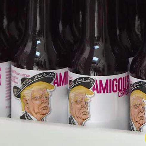 ¡A beber! ¿Con Trump en la etiqueta?