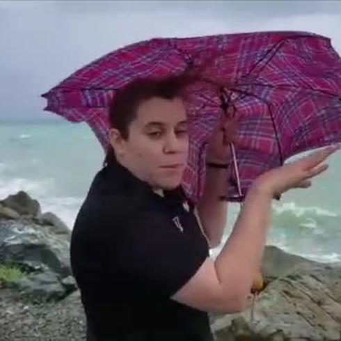 Se sienten fuertes vientos en Vieques