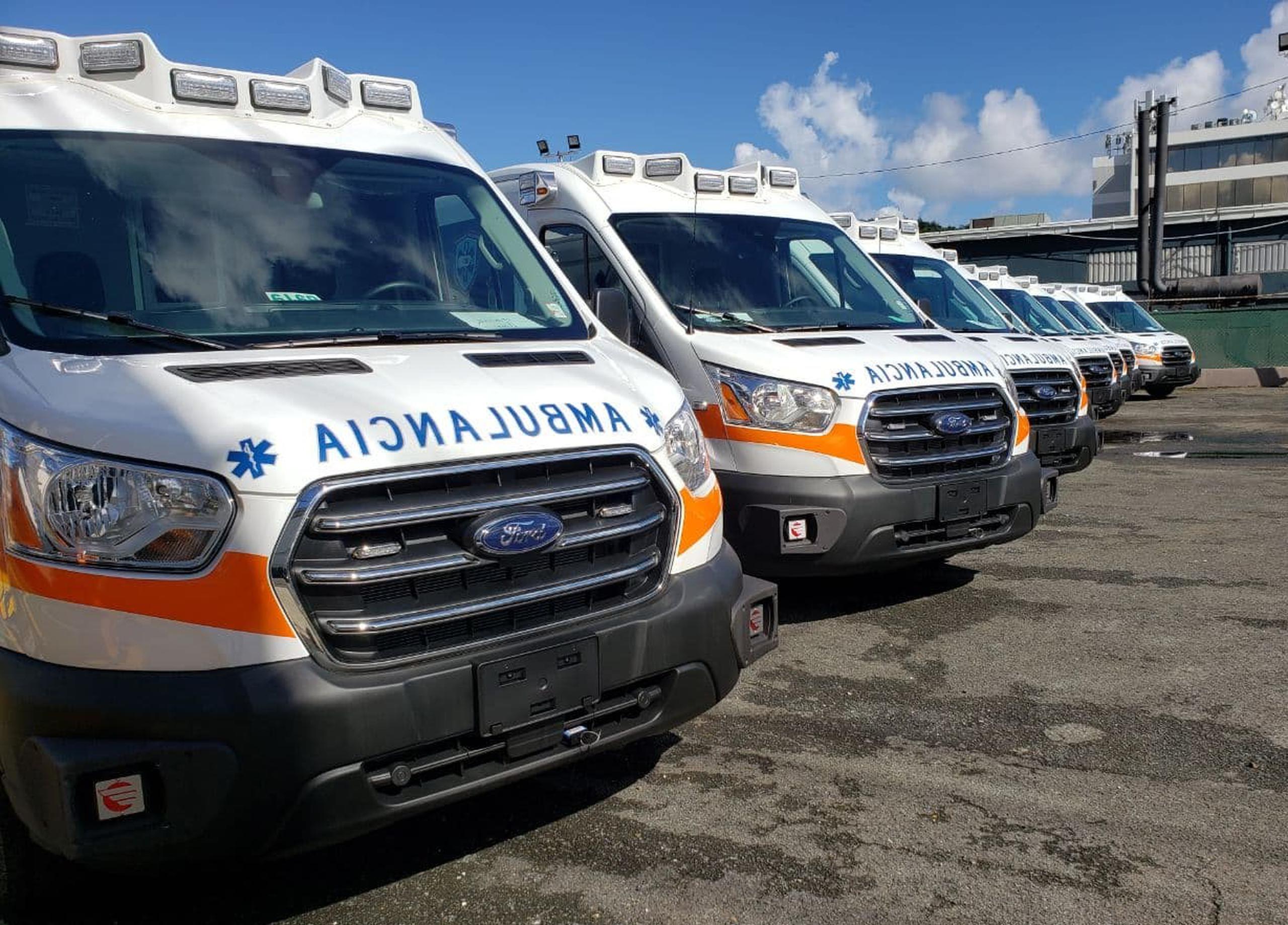 Las ambulancias son marca Ford Transit y cuentan con una camilla Scoop EXL, diseñada para pacientes de trauma.