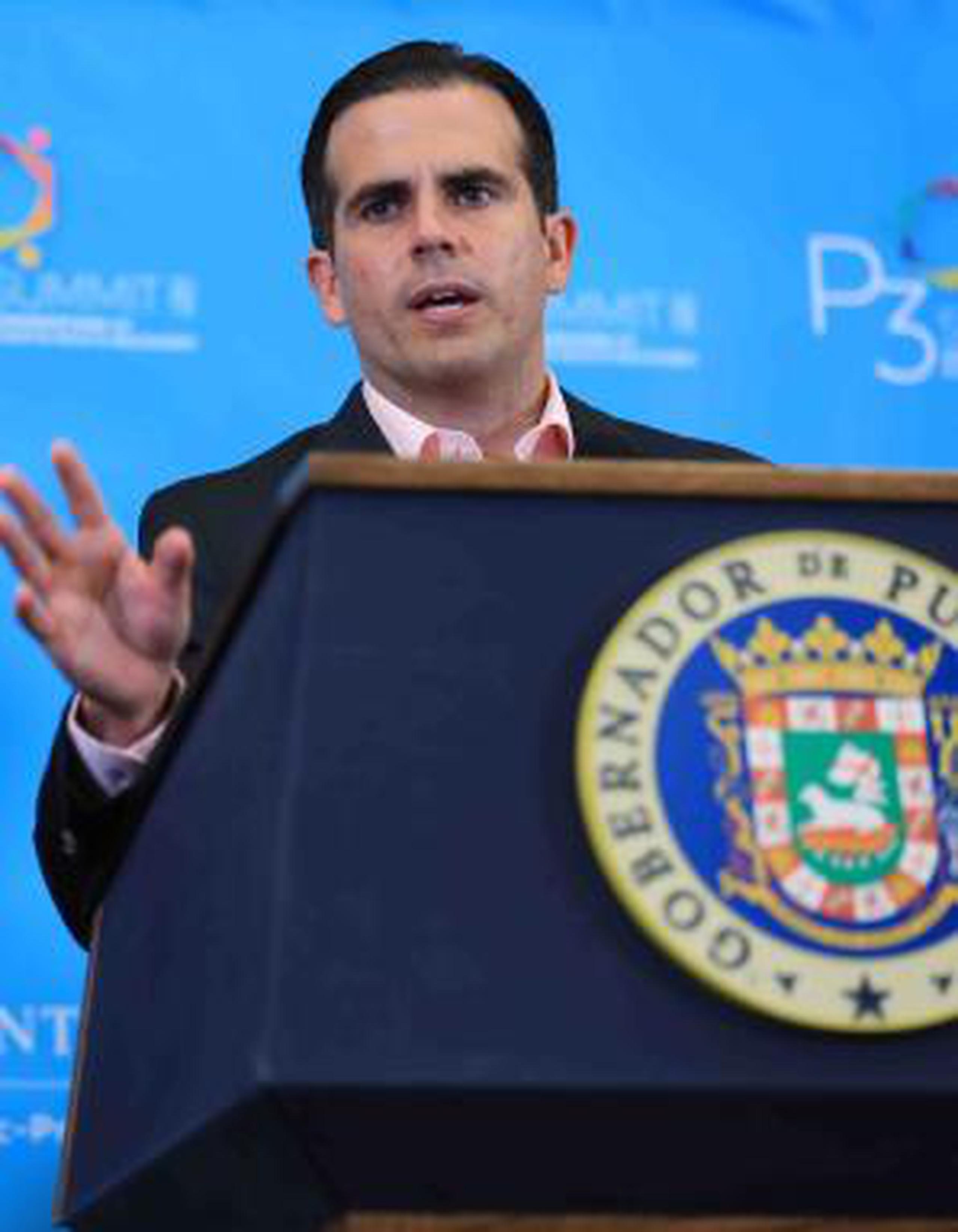 El gobernador Ricardo Rosselló dijo que hay seis proyectos “que representan sobre $1,500 millones en inversión”. (teresa.canino@gfrmedia.com)