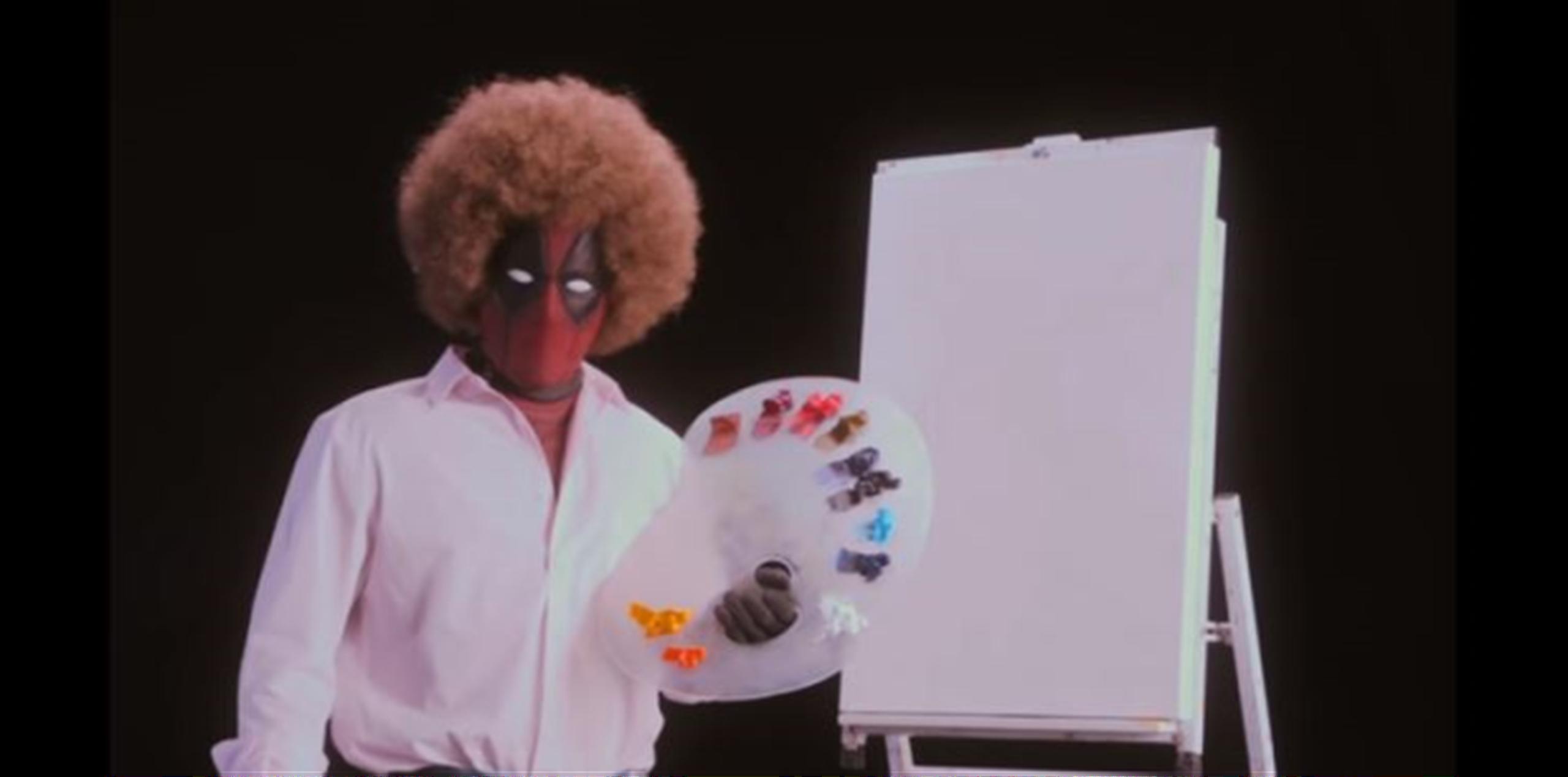 El vídeo muestra a un supuesto Bob Ross pintando un cuadro que termina siendo una inspiración de "Freedom from Want". (Captura)
