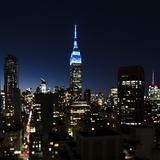 Empire State se ilumina de azul por el cumpleaños de John Lennon