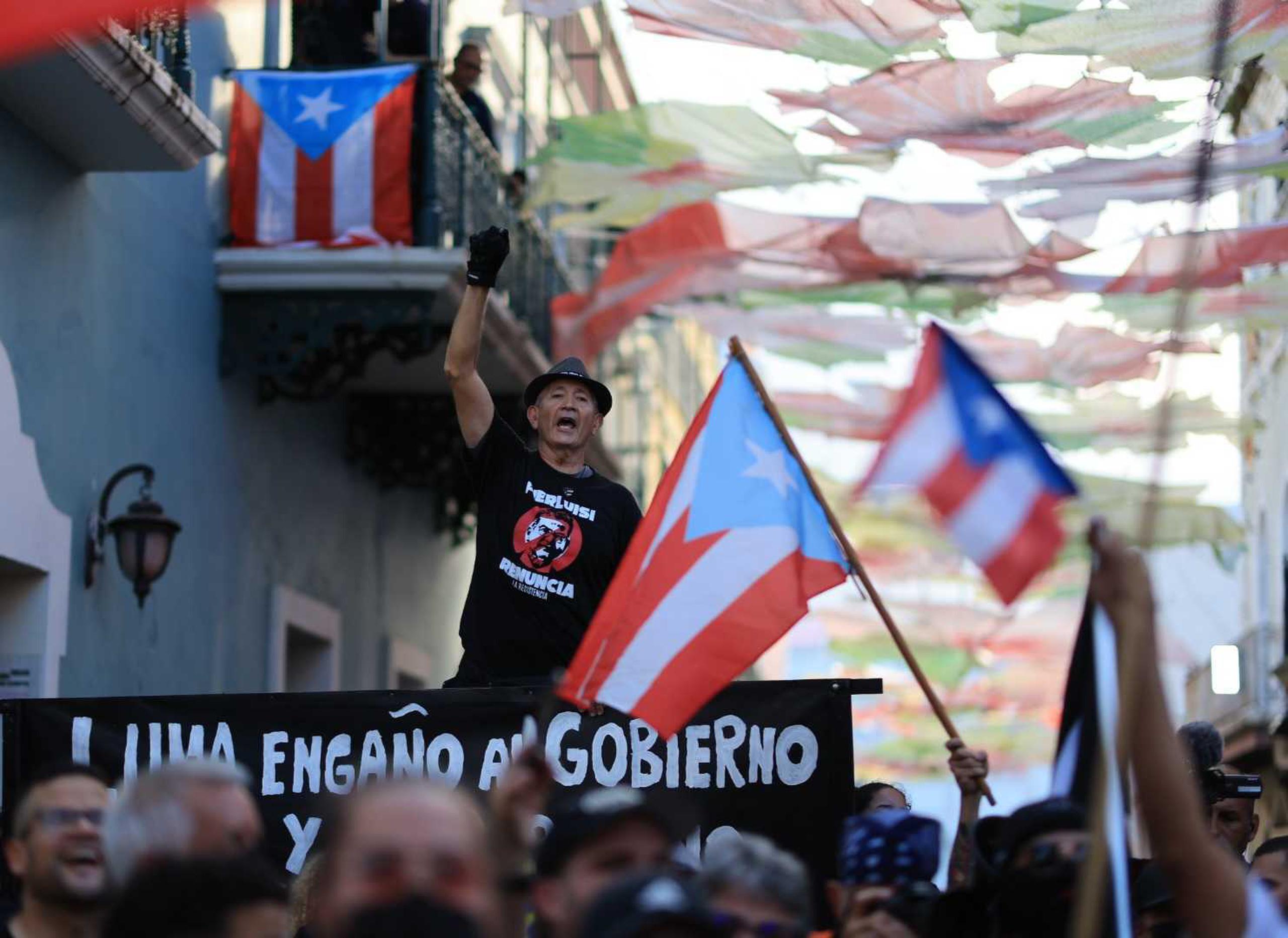 En la manifestación del pasado jueves, algunos aprovecharon para exigir la renuncia contra el gobernador Pedro Pierluisi.