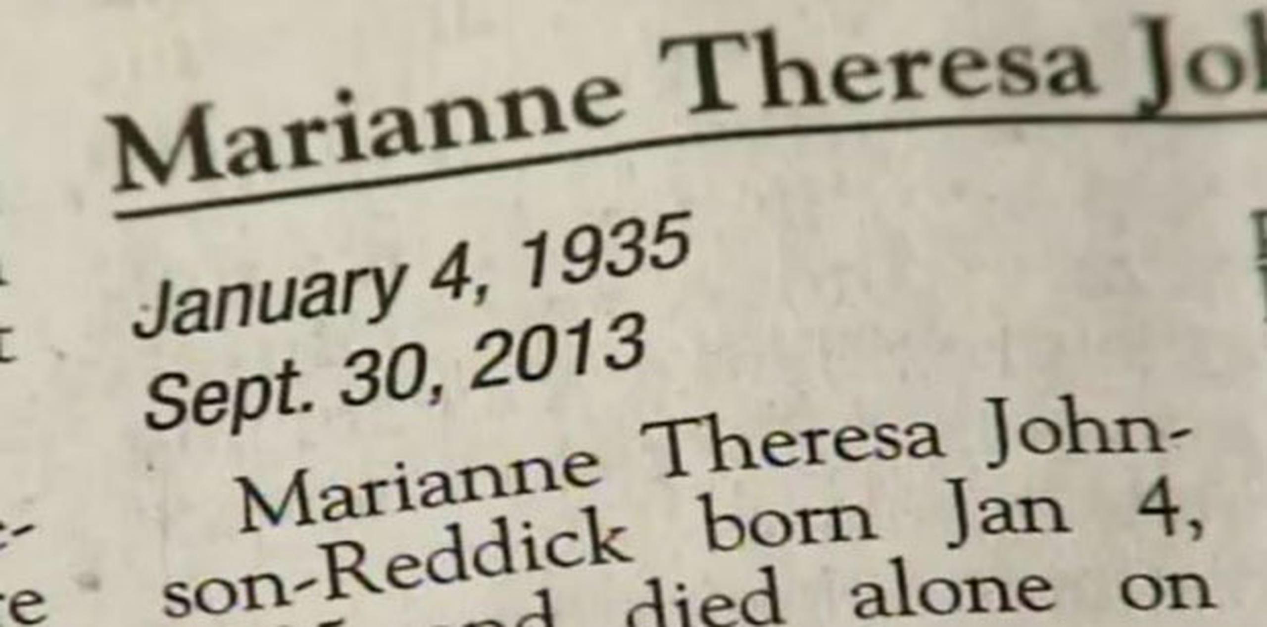 Obituario mordaz sobre madre abusadora de Nevada Primera Hora