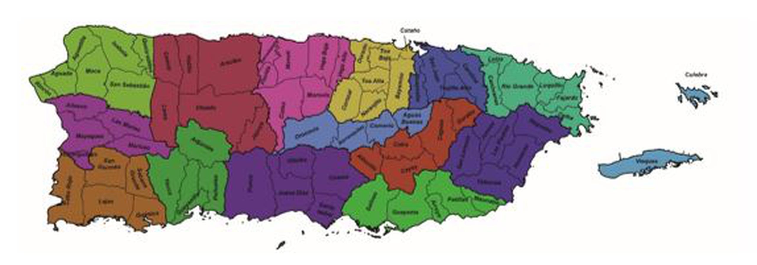 Mapa de la isla. (Suministrada)
