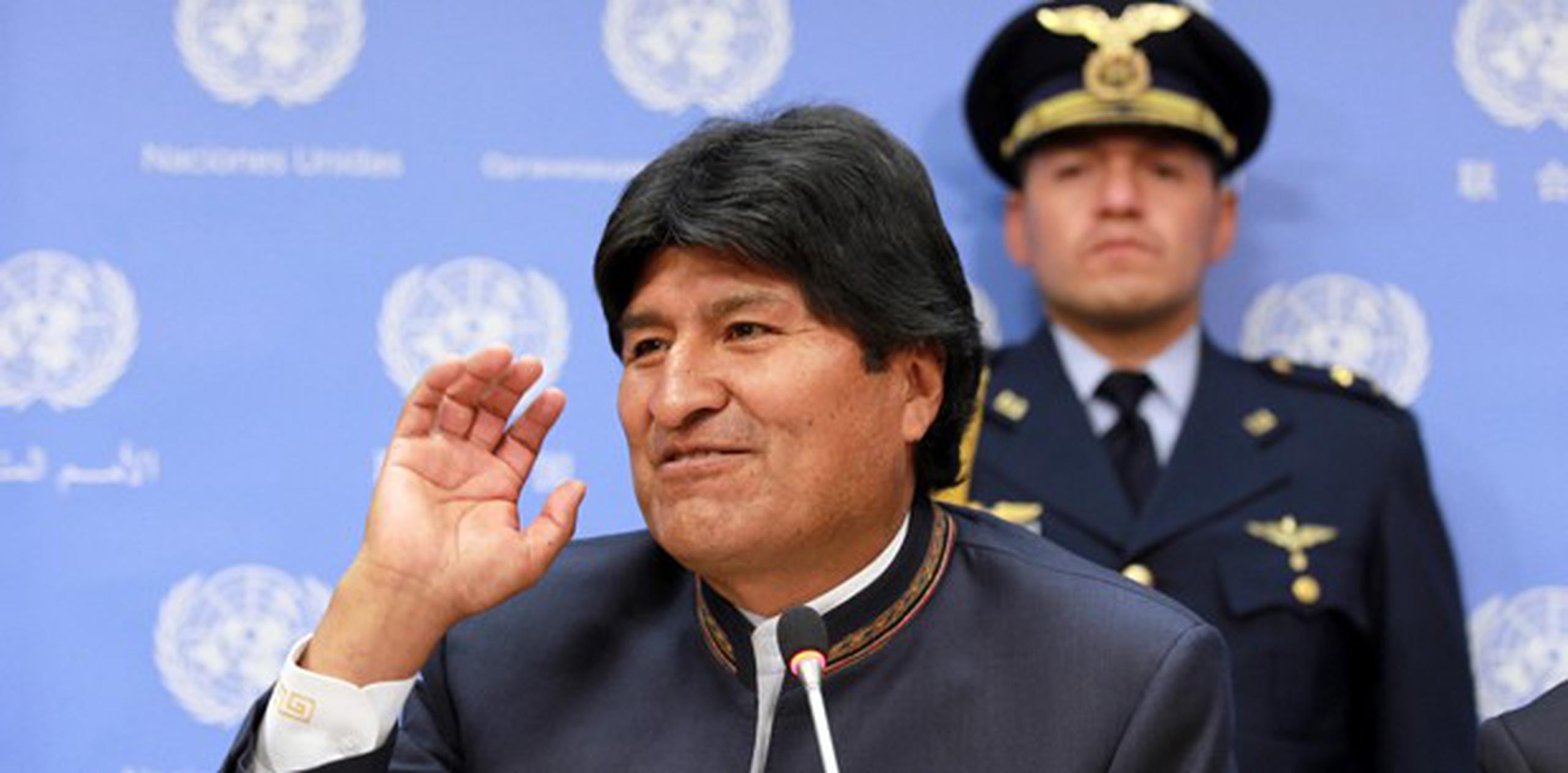 Morales lamentó que la comunidad internacional no haya "pensado seriamente en cambiar la sede" de la ONU. (Archivo)