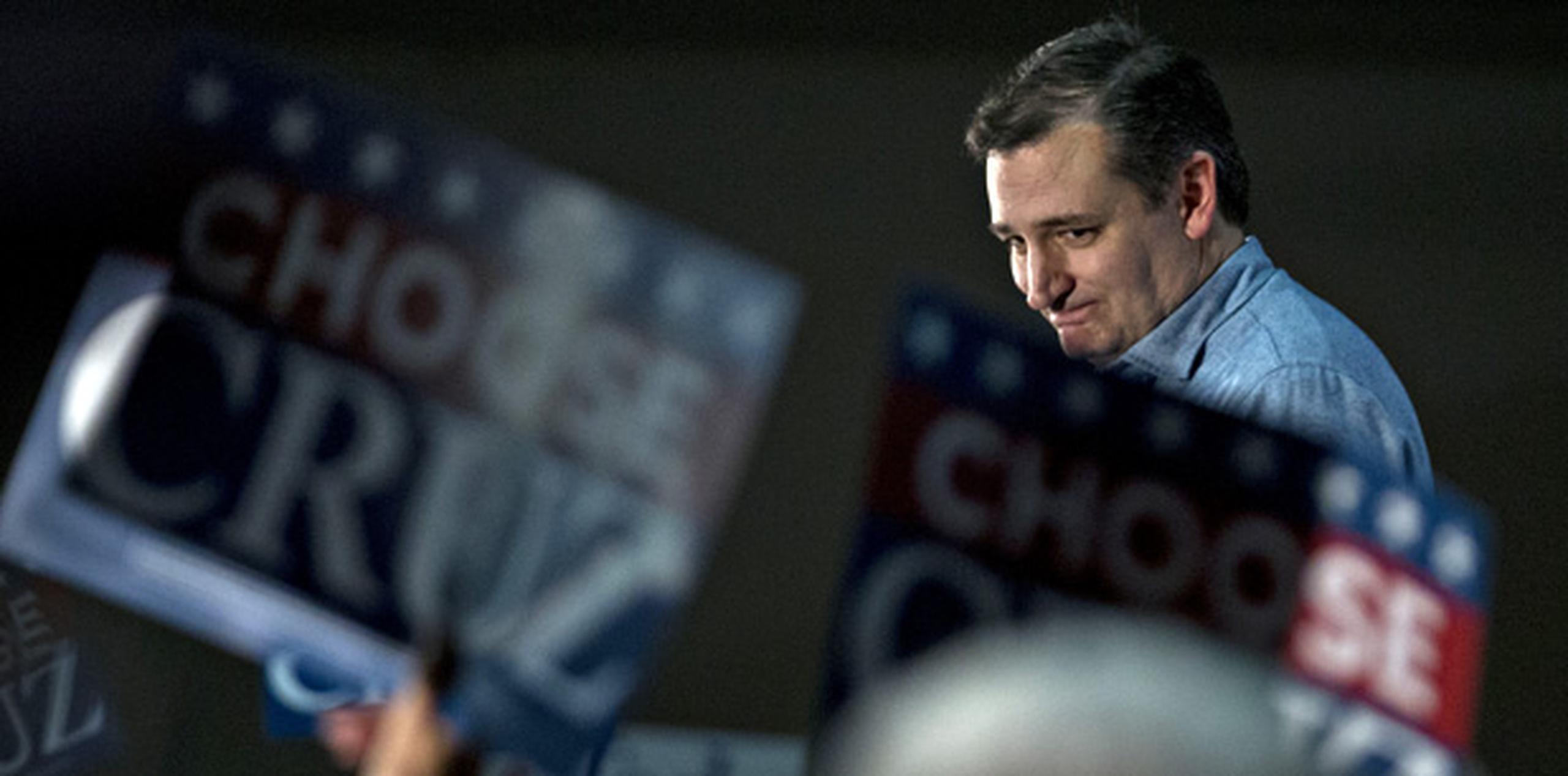 Cruz, el conservador de Texas, esperaba que su triunfo en Iowa le reafirme como primera opción para los republicanos. (Bloomberg)