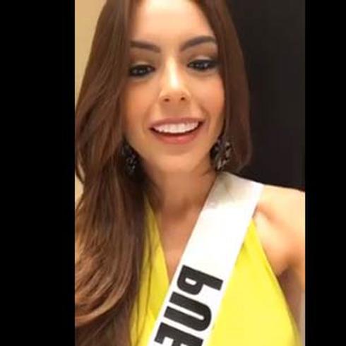 Miss Universe Puerto Rico envía saludo