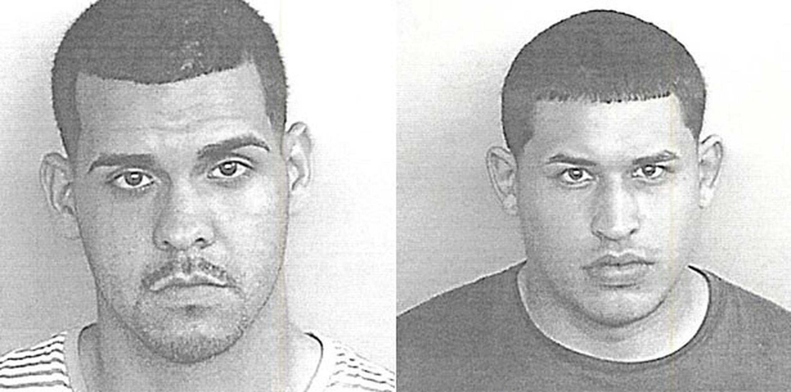 Fueron arrestados Marcos A. Nieves Murphy, de 22 años y Manuel J. Pérez Cruz, de 24.(Suministrada)
