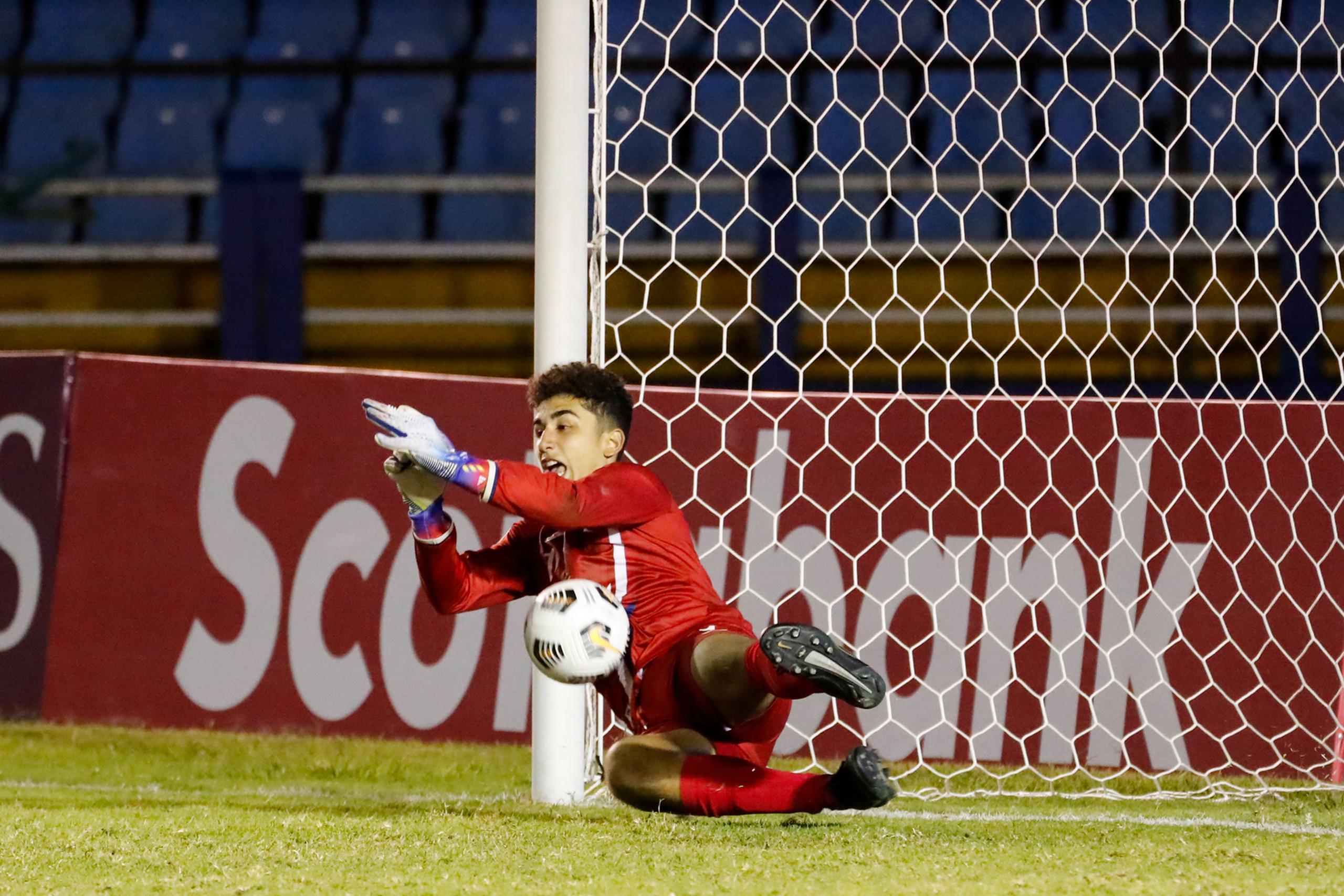 El portero Sebastián Cuevas y el Equipo Nacional masculino de fútbol de Puerto Rico fueron derrotados el miércoles por Canadá en los cuartos de final del Campeonato Sub 17 de la Concacaf.