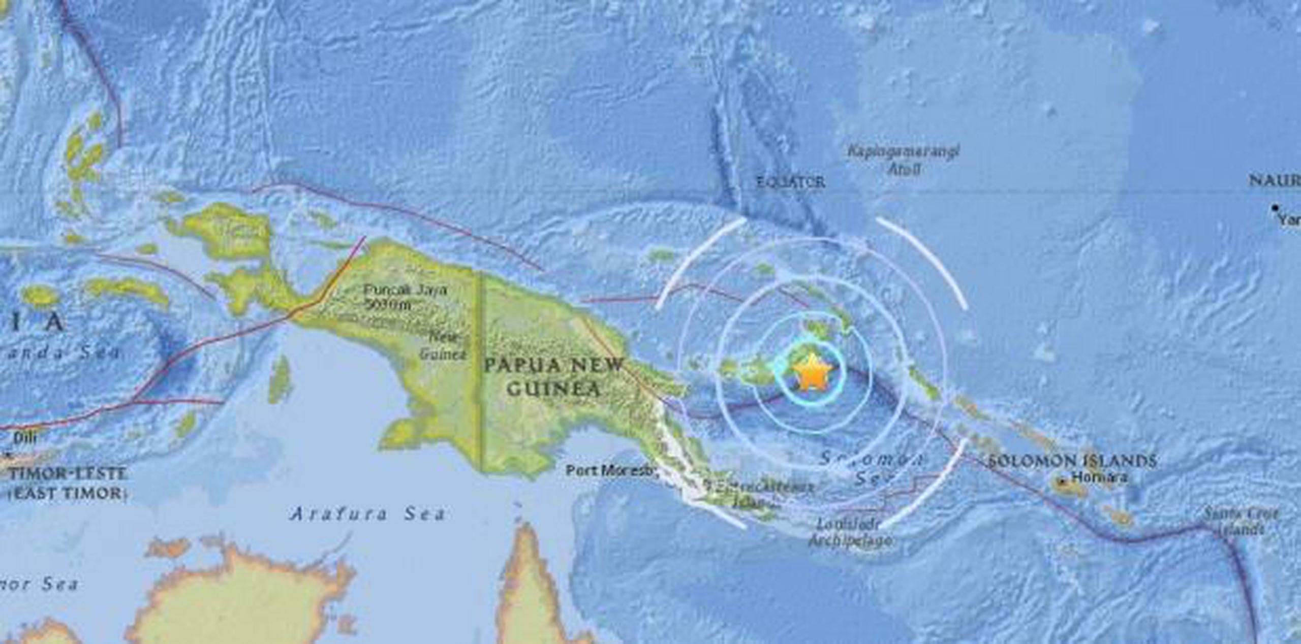 Papúa Nueva Guinea se asienta sobre el Anillo de Fuego del Pacífico, una zona de gran actividad sísmica y volcánica. (Servicio Geológico de Estados Unidos)