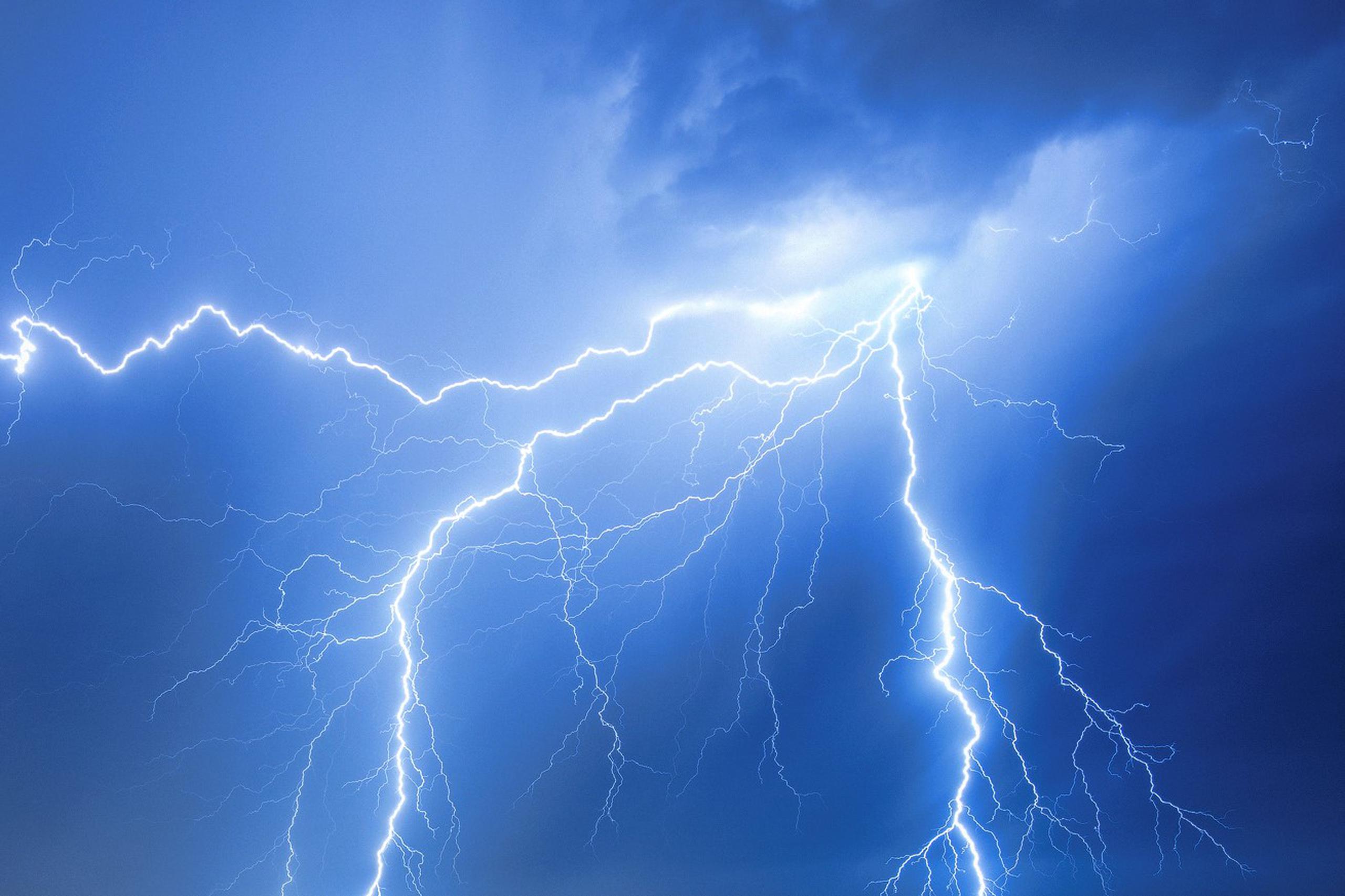 Imagen de una tormenta eléctrica.