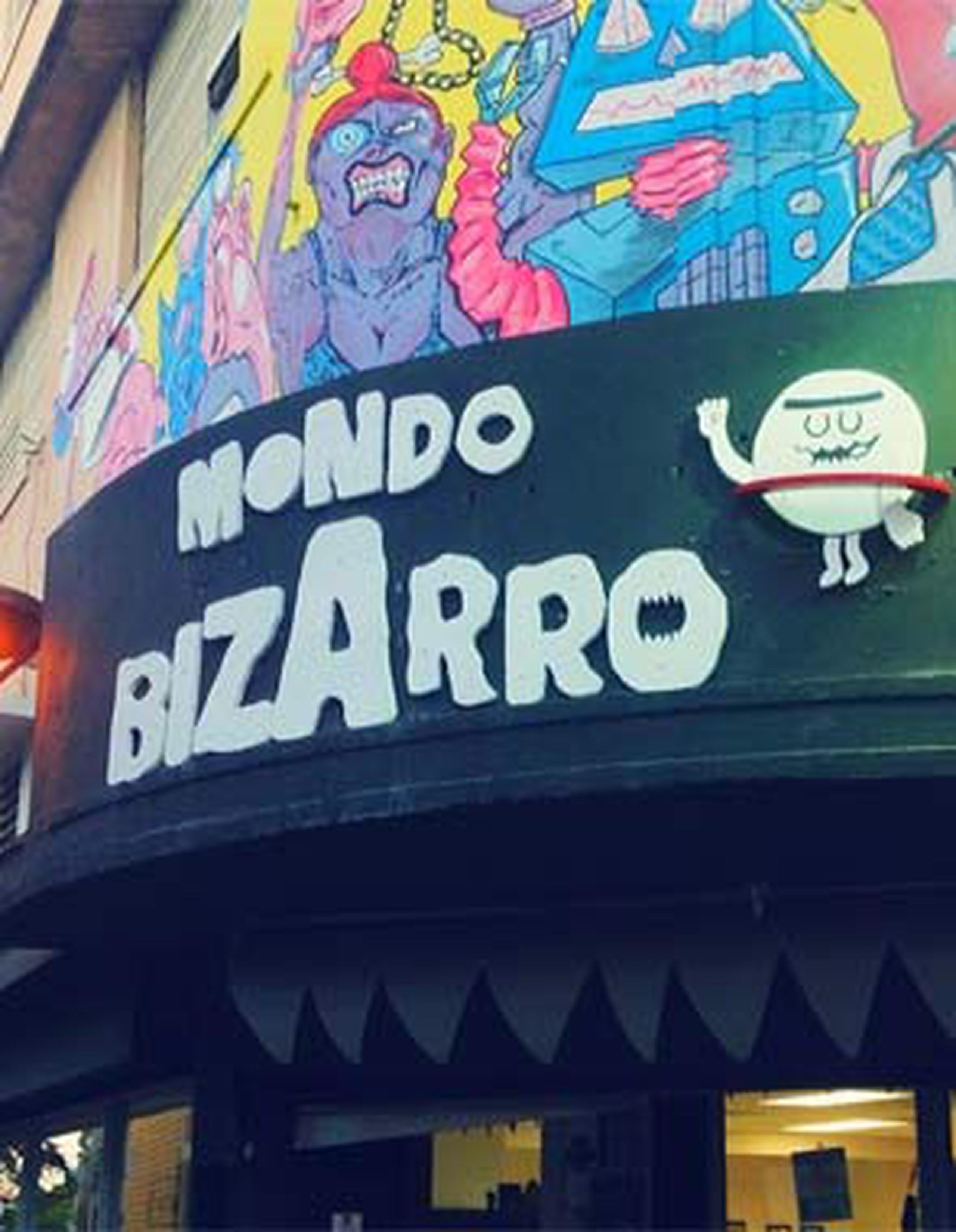 La tienda Mondo Bizarro: Arte & Cómics está ubicada en la entrada del Paseo de Diego, en la avenida Ponce de León en San Juan. (Facebook)