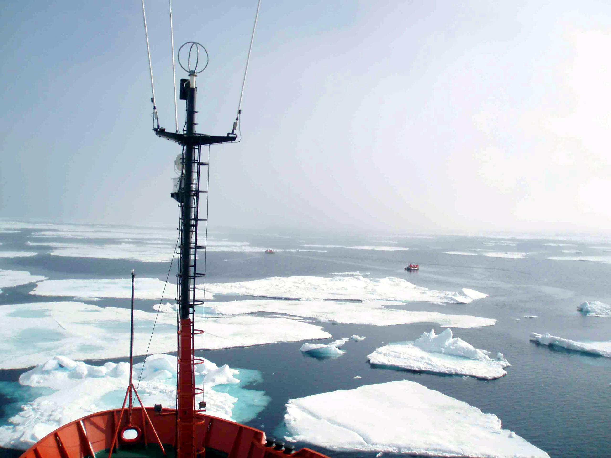 Vista del Ártico, en una fotografía de archivo. EFE
