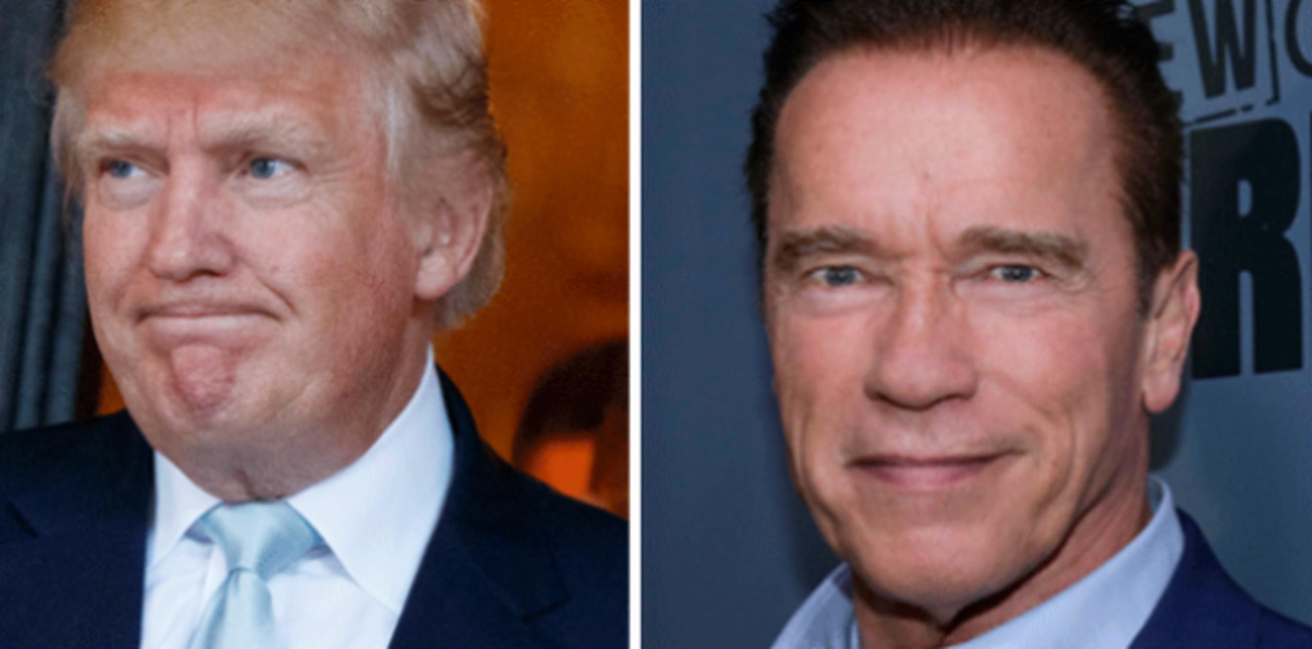 El presidente electo, Donald Trump, abandonó hoy brevemente sus comentarios políticos desde su cuenta de Twitter para atacar al actor Arnold Schwarzenegger. (Archivo)