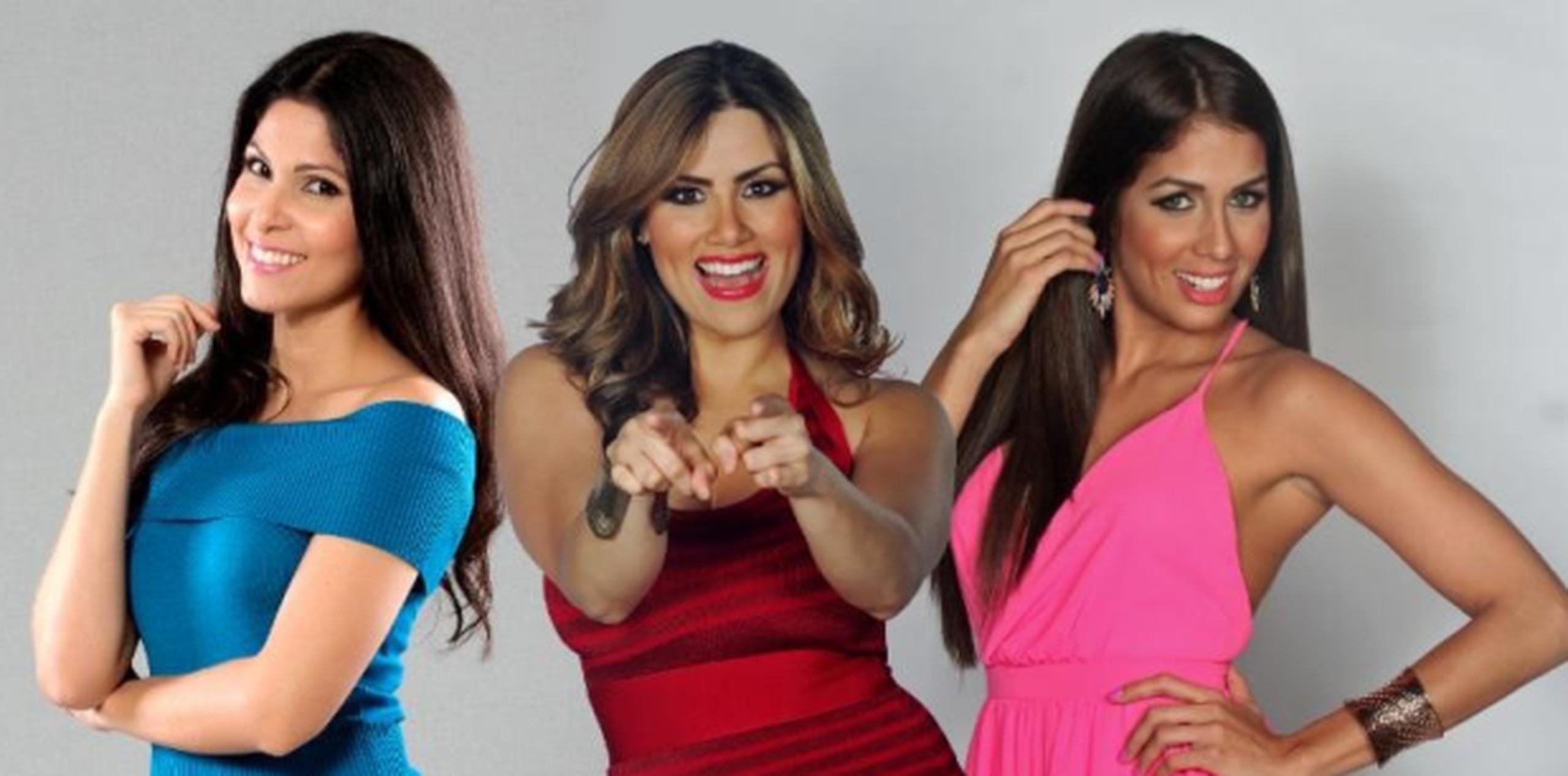 Neisha Molina, Shanira Blanco y Chanty Vargas animarán Paparazzi TV. (Suministrada)