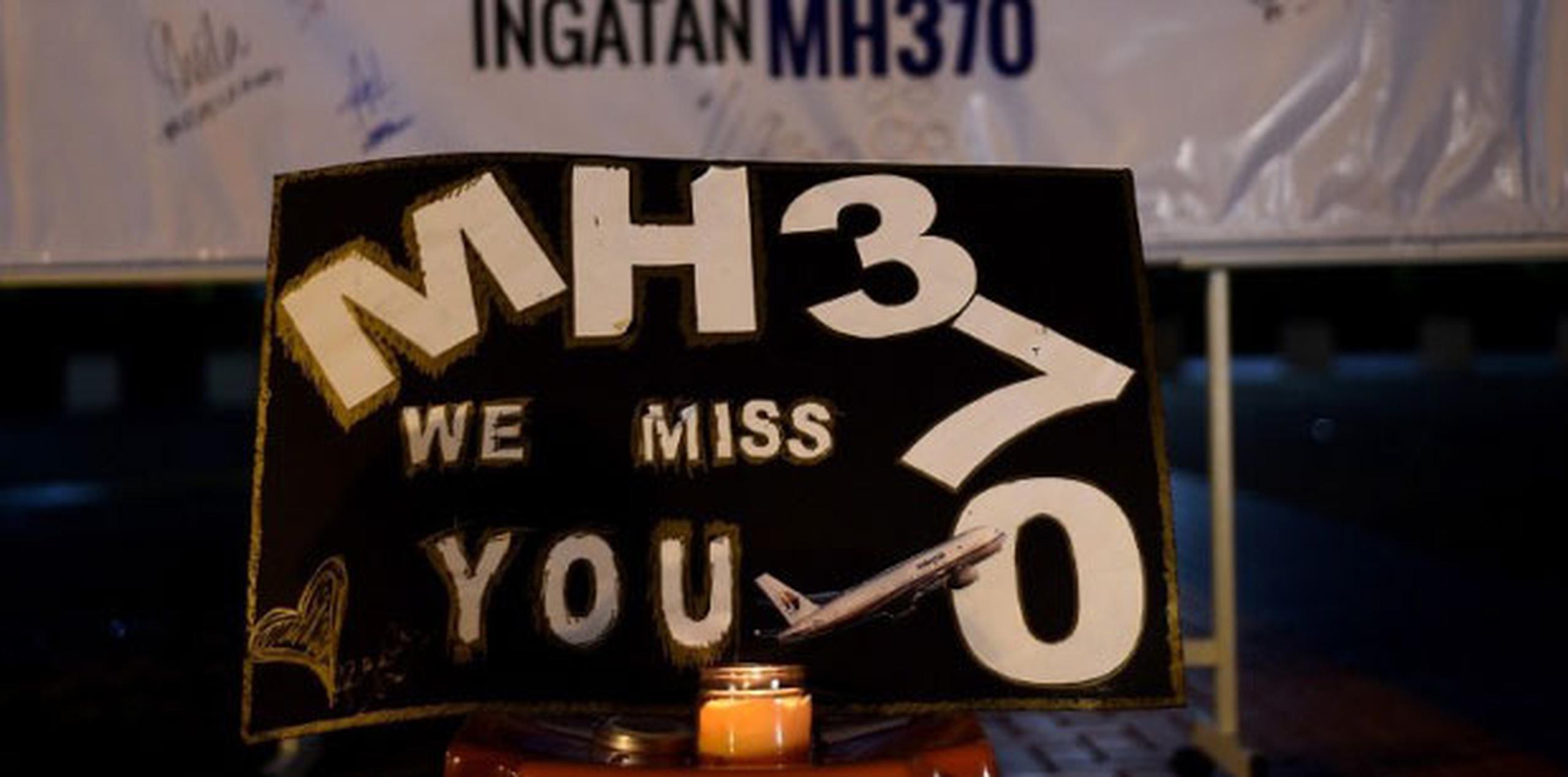 El pasado enero, las autoridades declararon como accidente la desaparición del Boeing 777-200, diez meses más tarde de que se esfumara cuando realizaba la ruta Kuala Lumpur-Pekín. (AFP / Manan Vatsyayana)