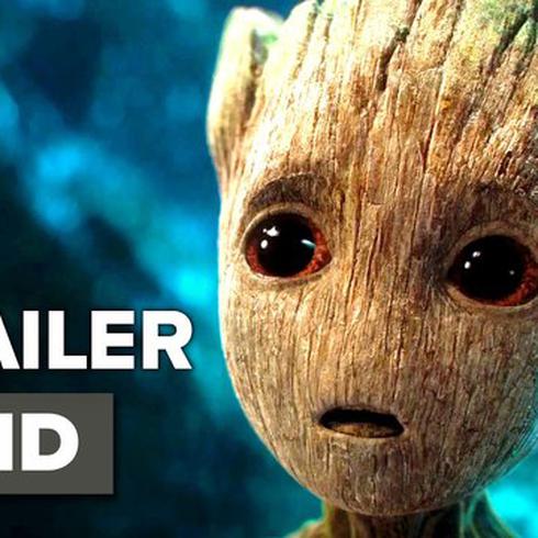Baby Groot se la come en primer tráiler de 'Guardians of the Galaxy Vol. 2"
