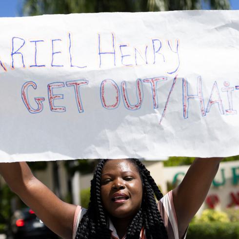 En Puerto Rico: haitianos exigen la renuncia de Ariel Henry