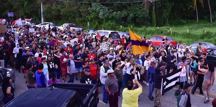 La comunidad sigue en pie de lucha contra el depósito de cenizas. (tony.zayas@gfrmedia.com)