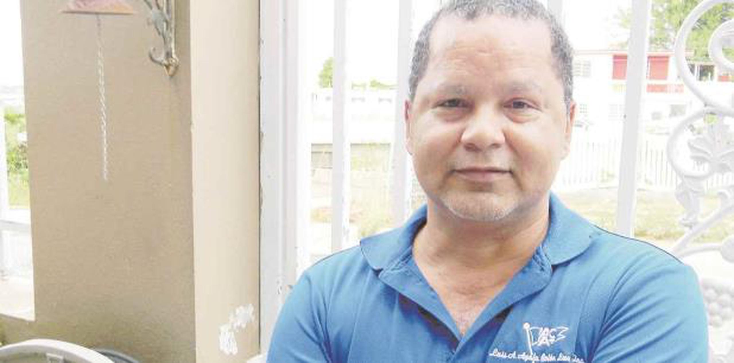 Luego del trasplante, Edwin Díaz continuó la construcción de su casa en el sector Punta Diamante de Ponce, incluyendo gabinetes y otros muebles de la estructura. Además, sigue trabajando, ahora con más ahínco. (Suministrada)