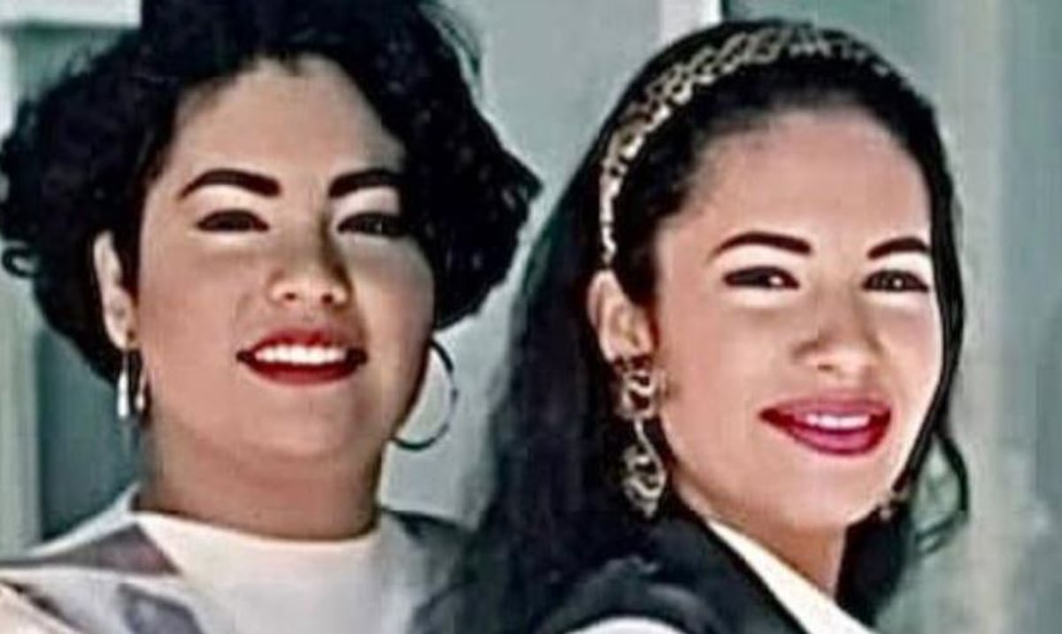 Suzette Quintanilla breaks up when she sees an old interview with her sister Selena