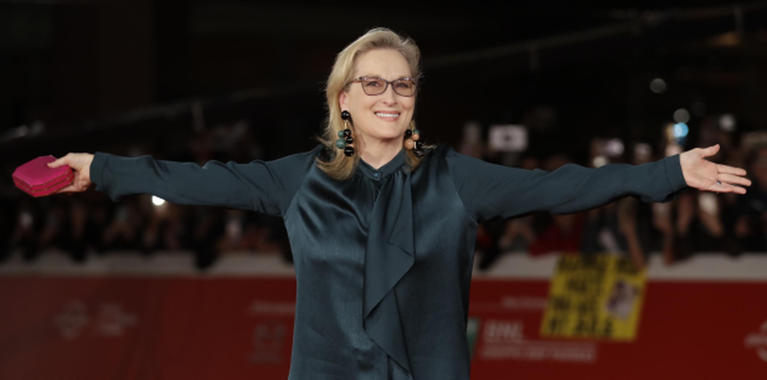 "Tendría que esperar, puesto que todos sus grandes logros aún están por llegar", afirmó Streep. (EFE)