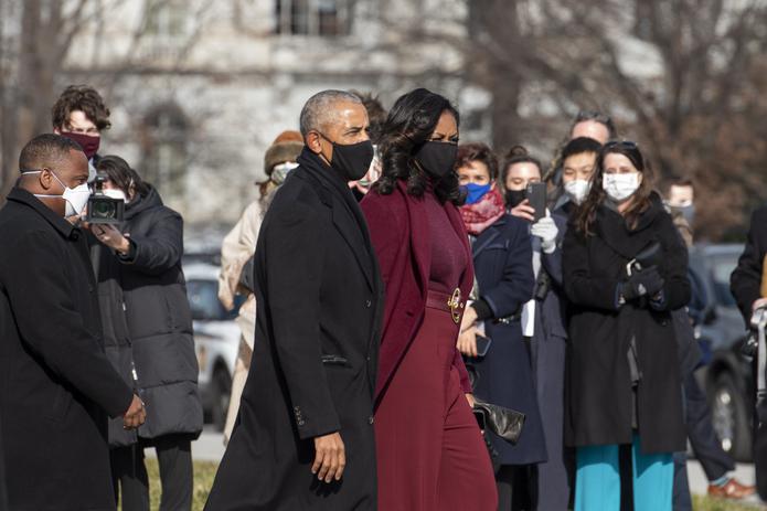 El expresidente de Estados Unidos Barack Obama y la exprimera dama Michelle Obama.