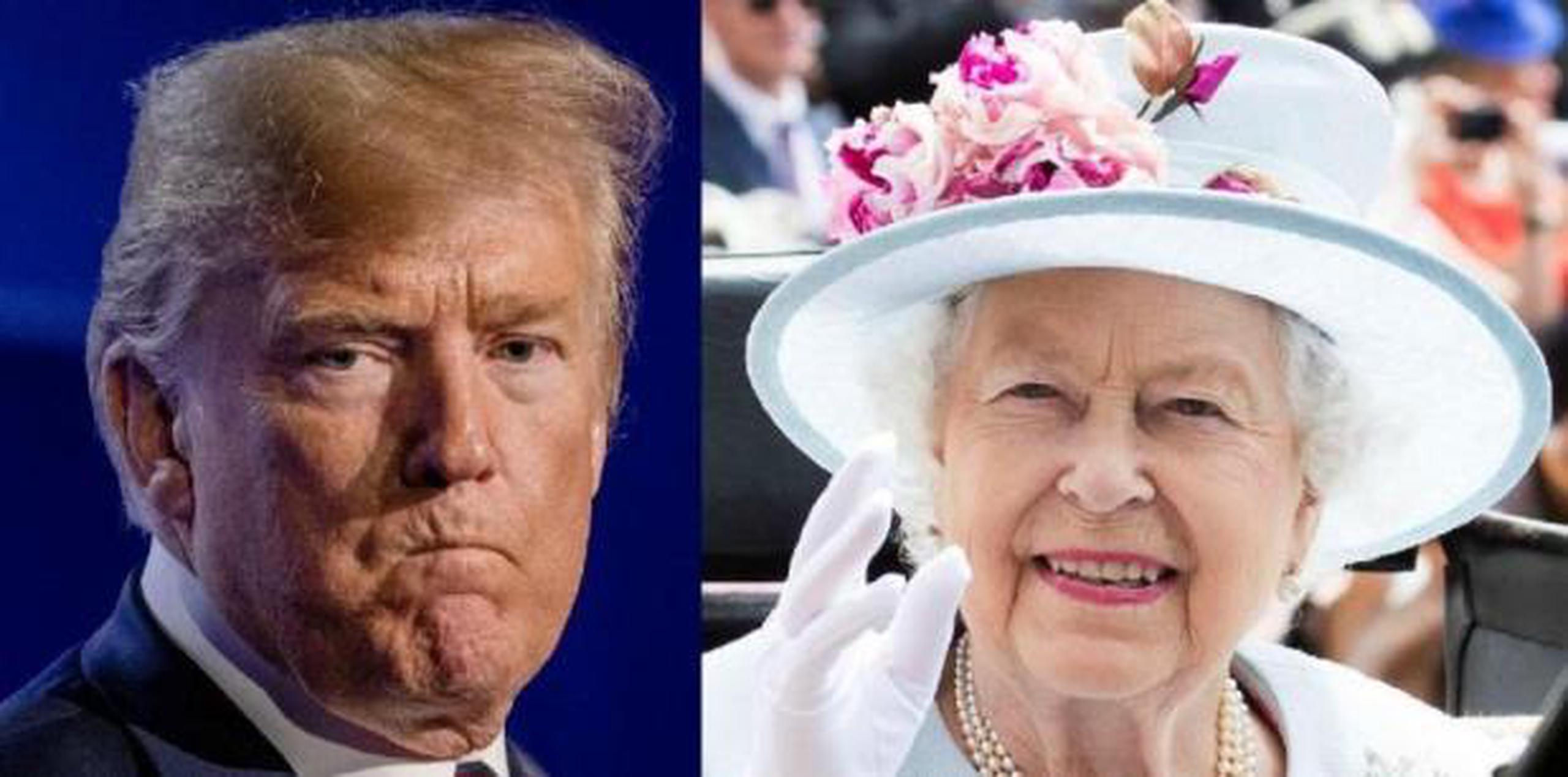 Donald Trump y la primera dama Melania Trump tienen programado tomar el té con la monarca en el Castillo de Windsor. (GDA)