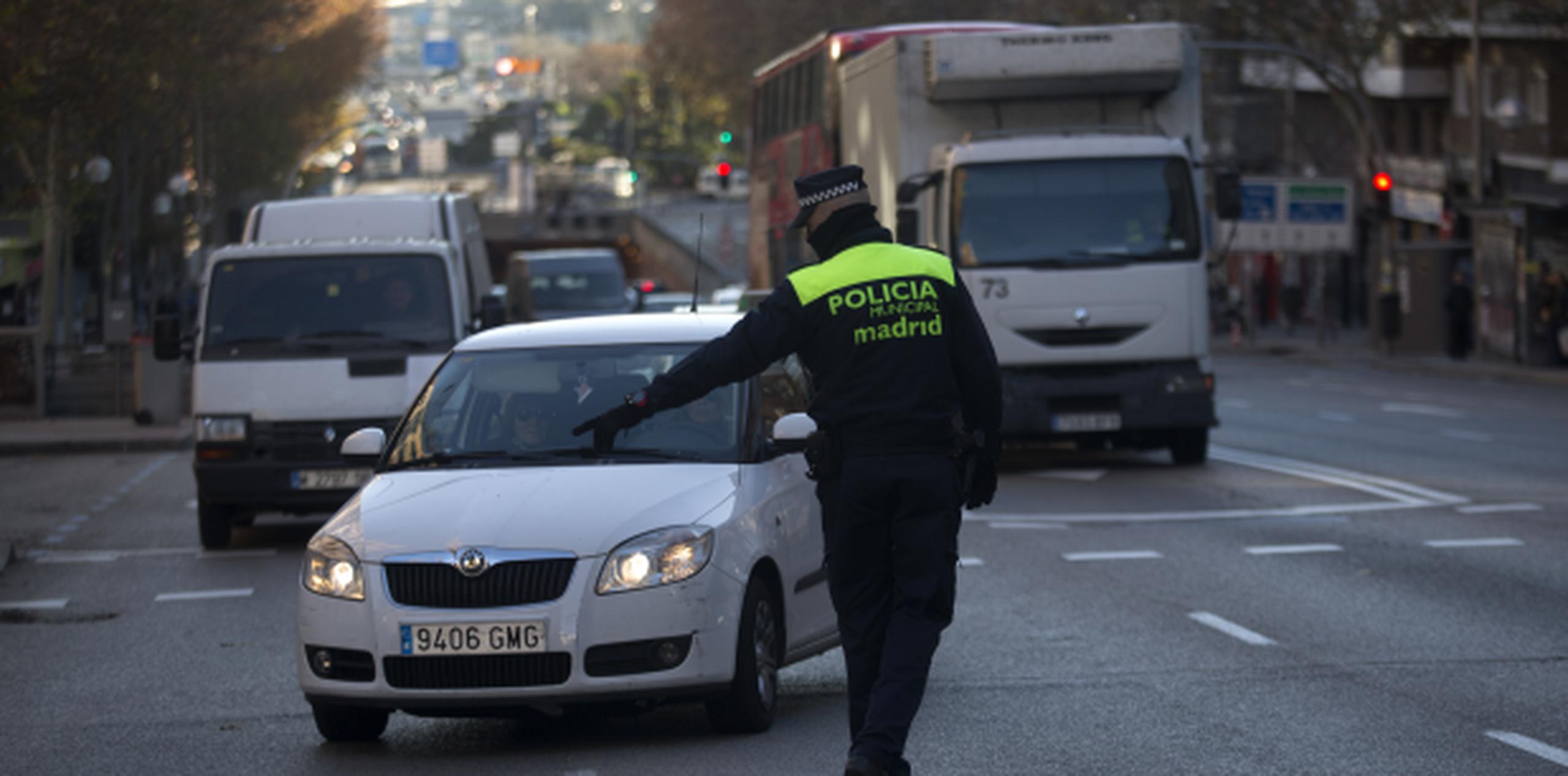 La Policía Nacional española decidió reforzar la seguridad en la capital española. (AP/Francisco Seco)
