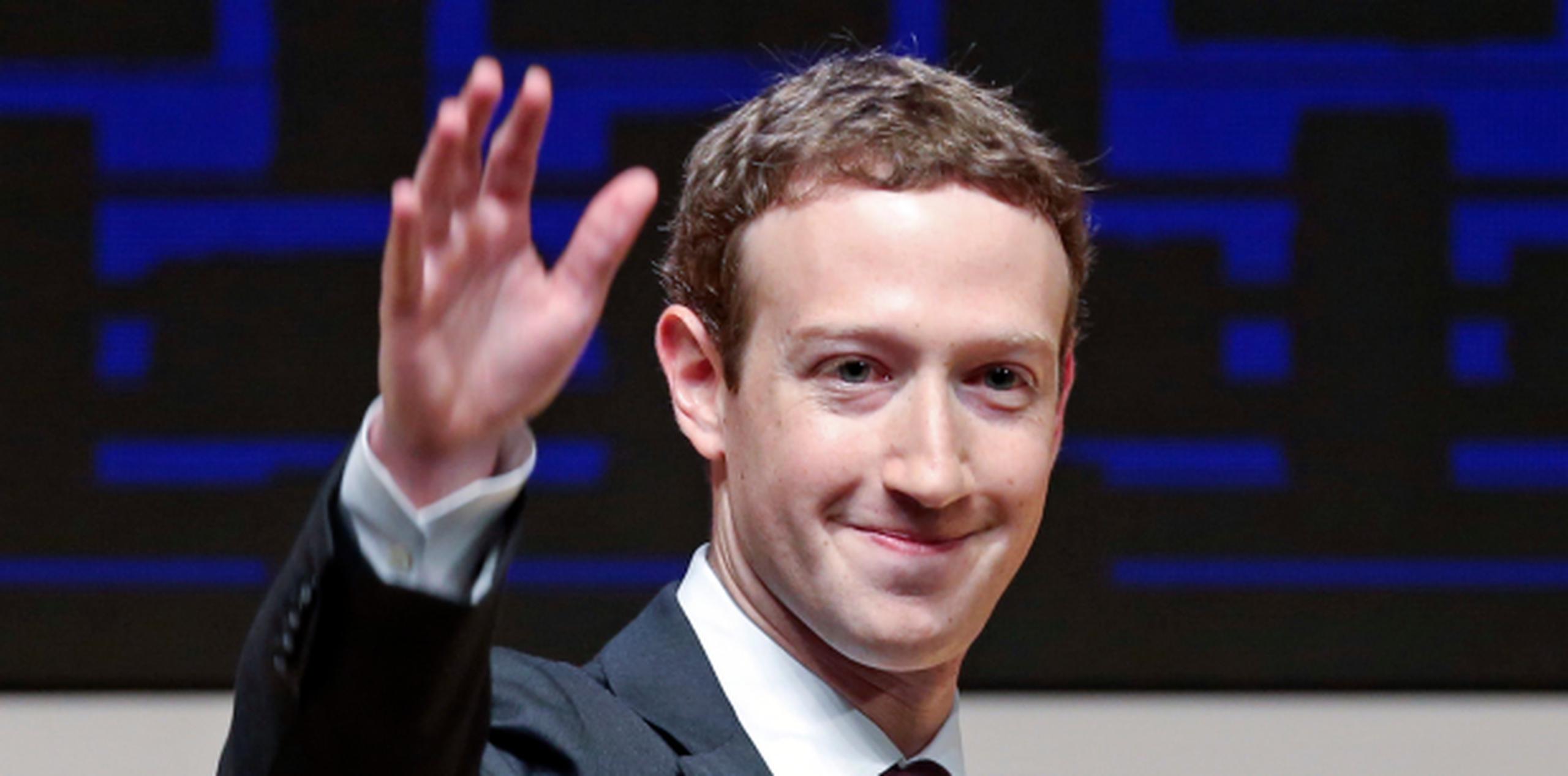 Mark Zuckerberg, creador de Facebook. (AP / Esteban Félix)