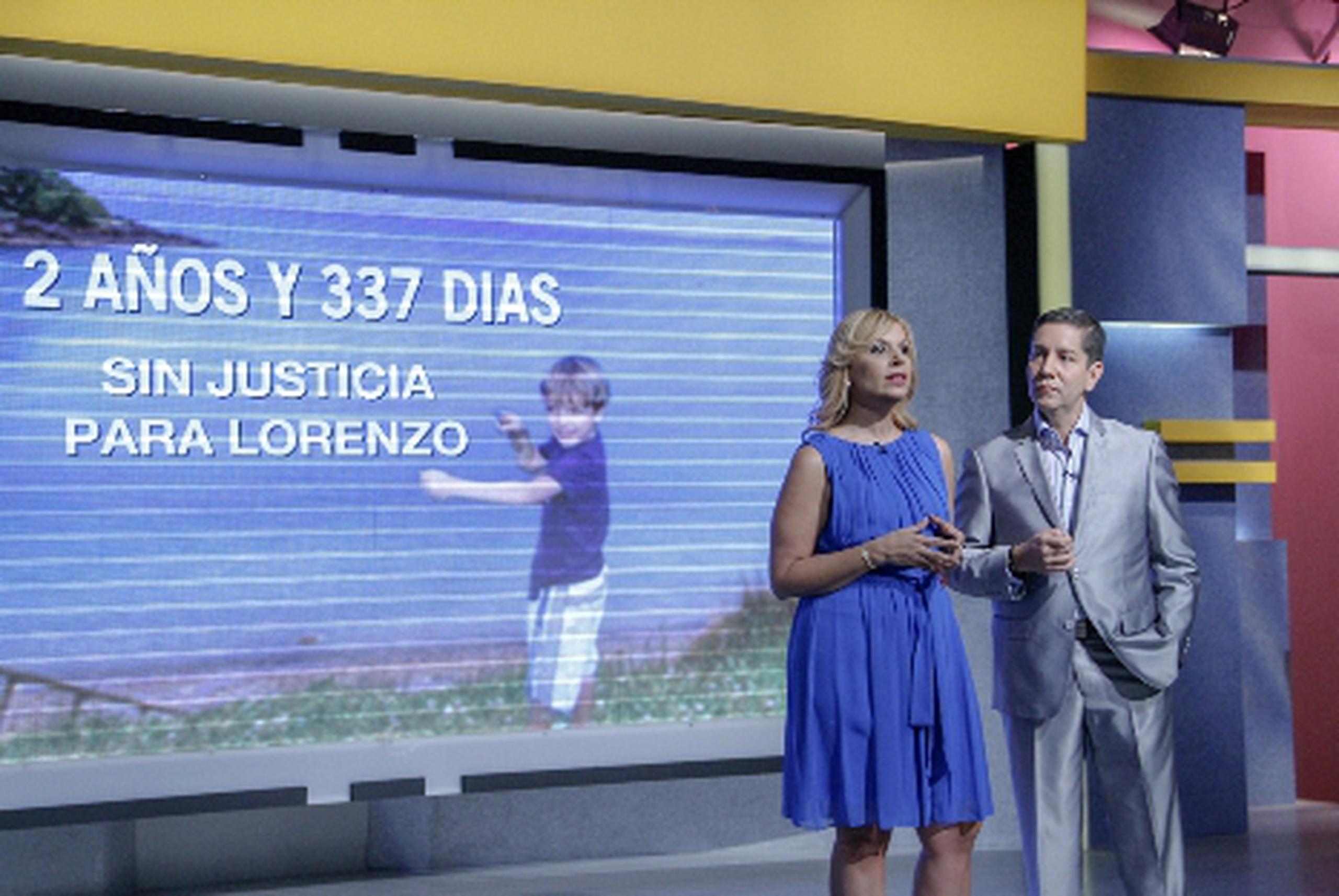 Sylvia Hernández y Frankie Jay analizaron brevemente el caso del niño Lorenzo, uno de los que “Kobbo” Santarrosa privilegiaba en su extinto programa SuperXclusivo.&nbsp;<font color="yellow">(Suministradas)</font>