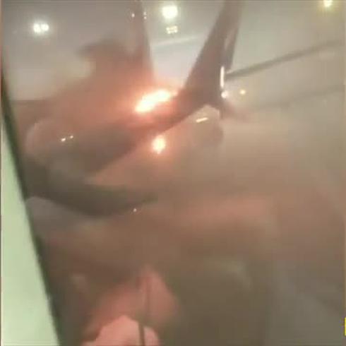 Dos aviones impactan en aeropuerto