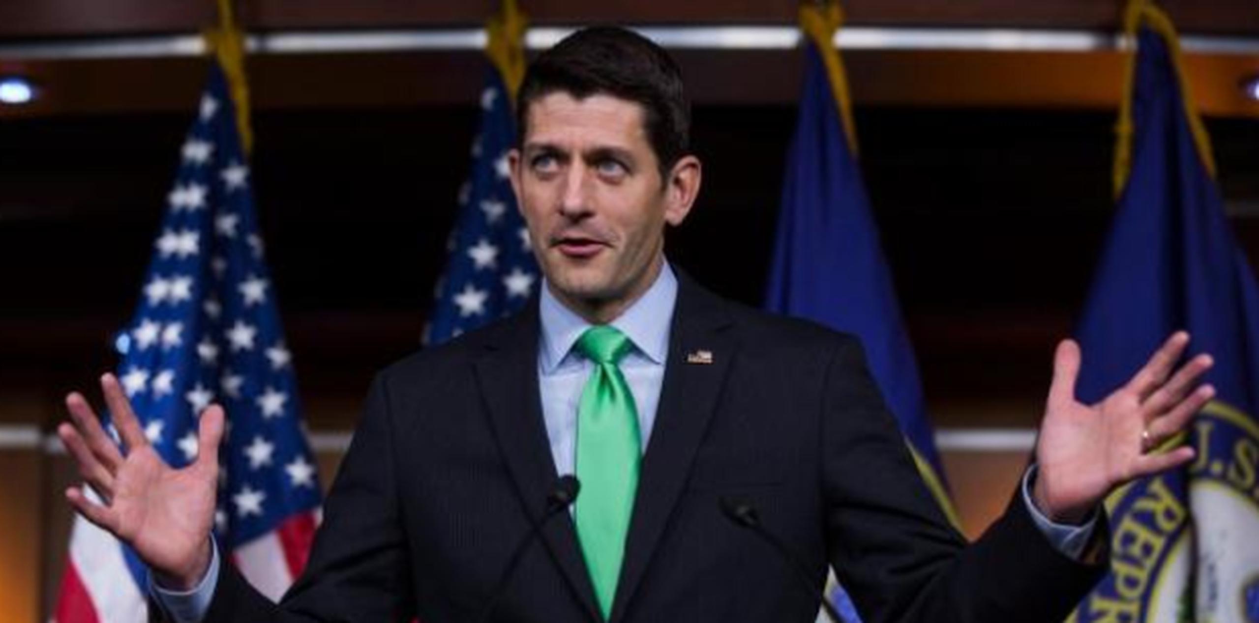 “Quiero que el pueblo de Puerto Rico sepa que estamos con ellos”, agregó Ryan. (Archivo)