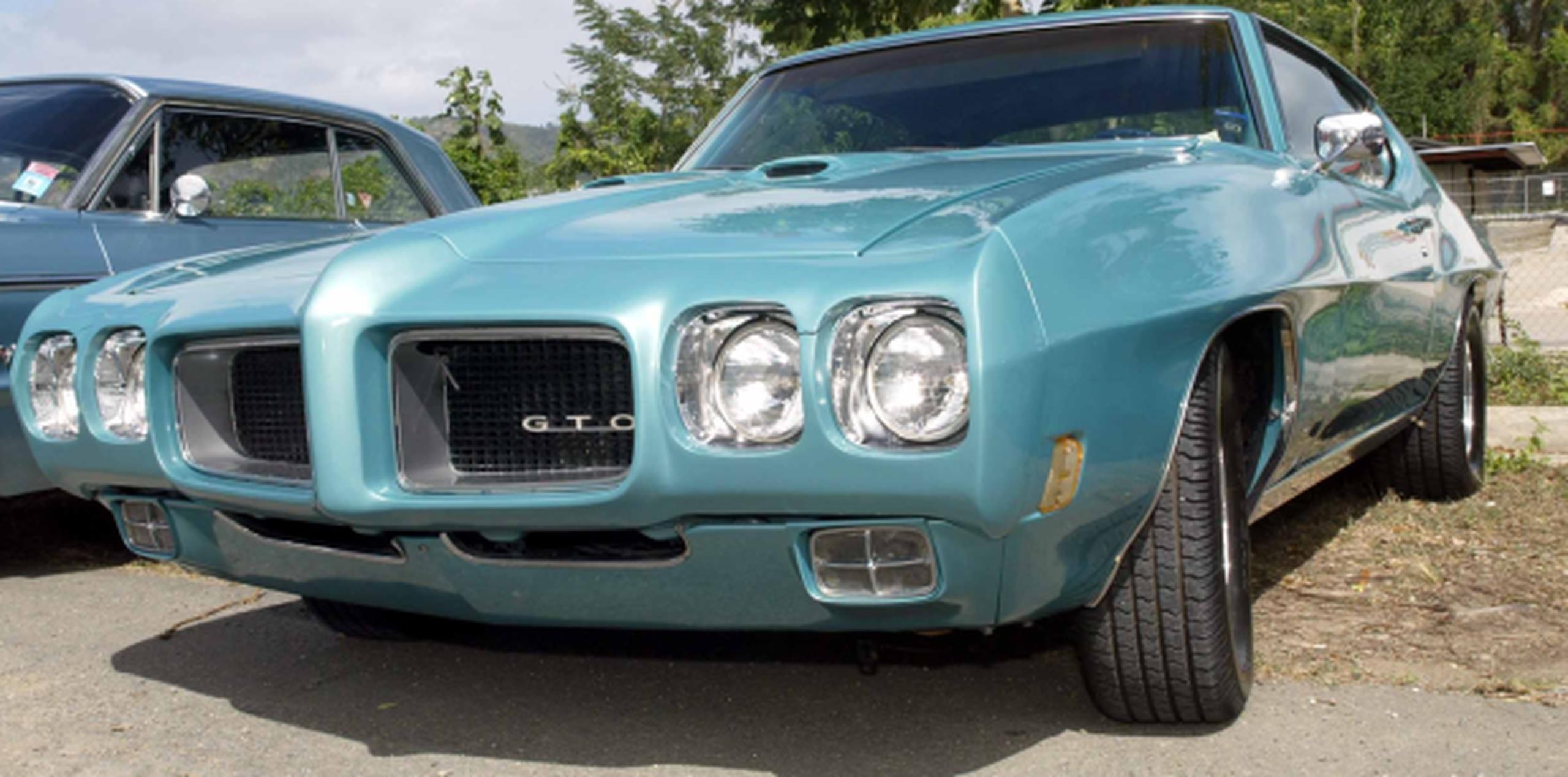Algunos diseños de auto eran destruídos y otros llegaron a las calles, como este Pontiac GTO de 1970. (Archivo)