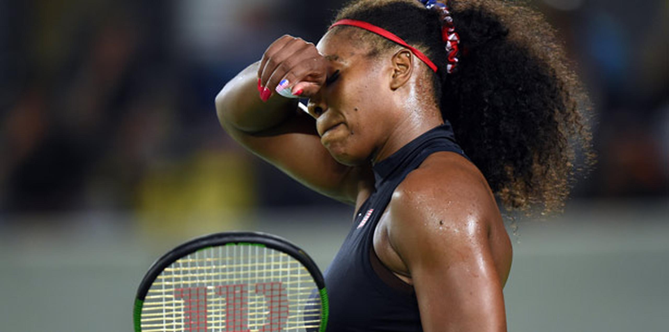 Serena Williams ya mostró dificultades ante la francesa Alize Cornet en segunda ronda. (andre.kang@gfrmedia.com)