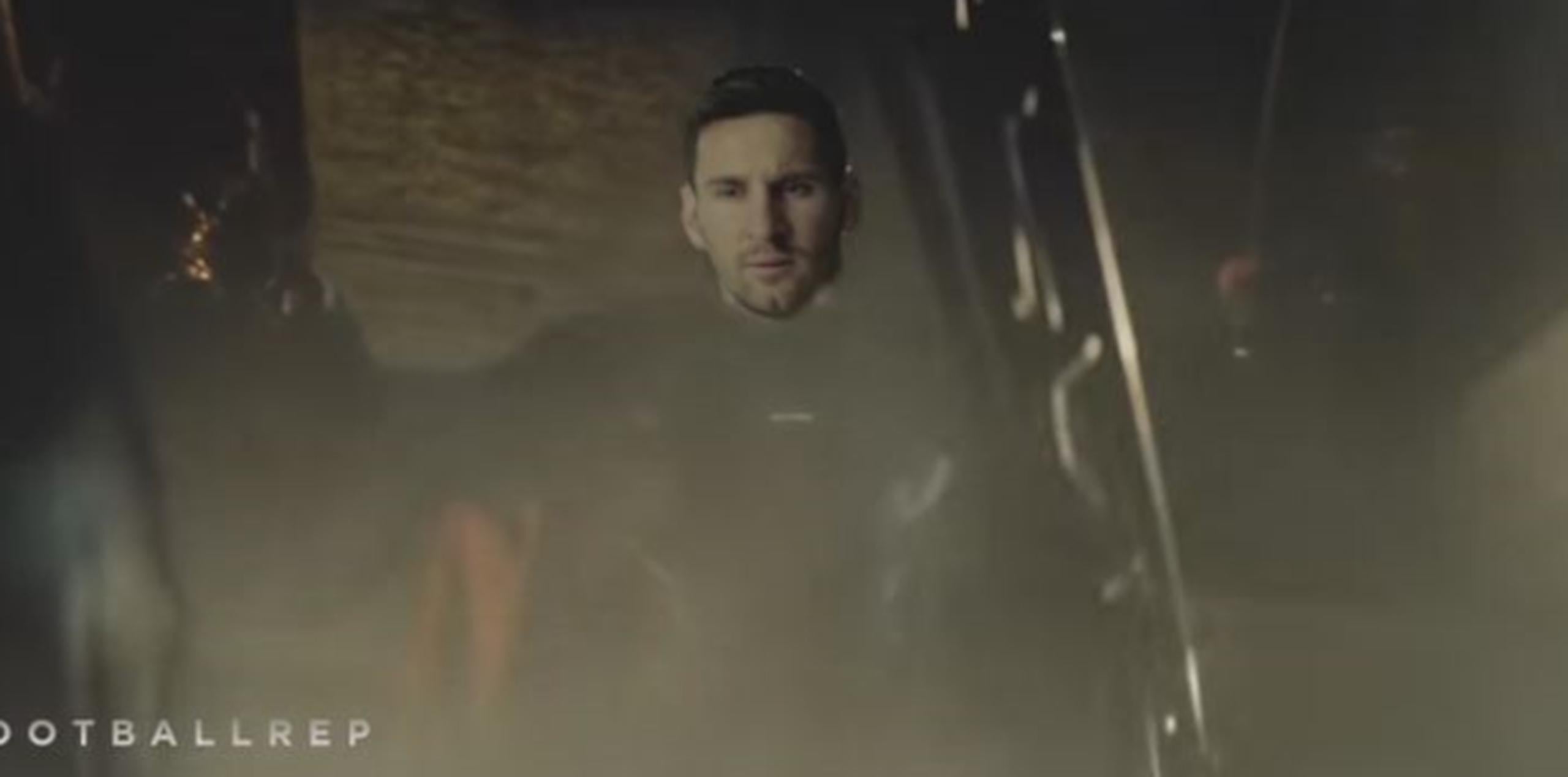 El rostro de Messi es impuesto en el cuerpo de Superman, mientras que Ronaldo en Batman. (YouTube)