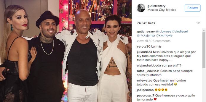 Vin Diesel Presenta En Mexico Xxx Return Of Xander Cage Primera Hora