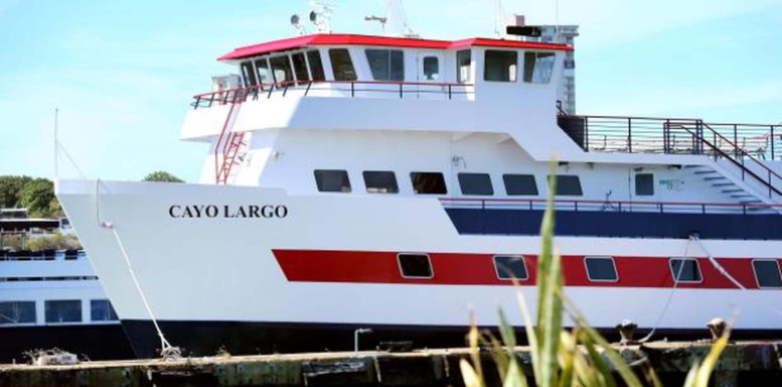 La Cayo Largo es la única de cuatro embarcaciones que estaba operando entre las islas municipio y el resto de Puerto Rico. (Archivo)