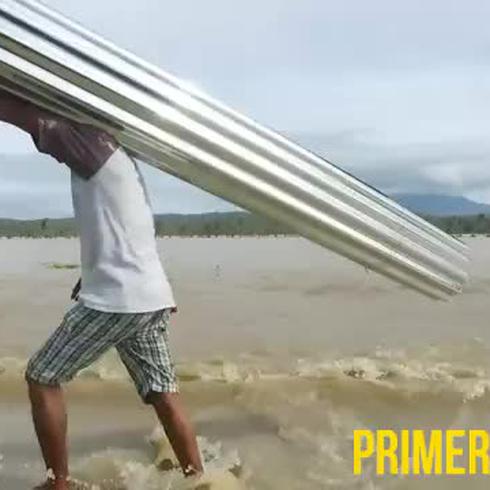 Impactante tifón azota Filipinas